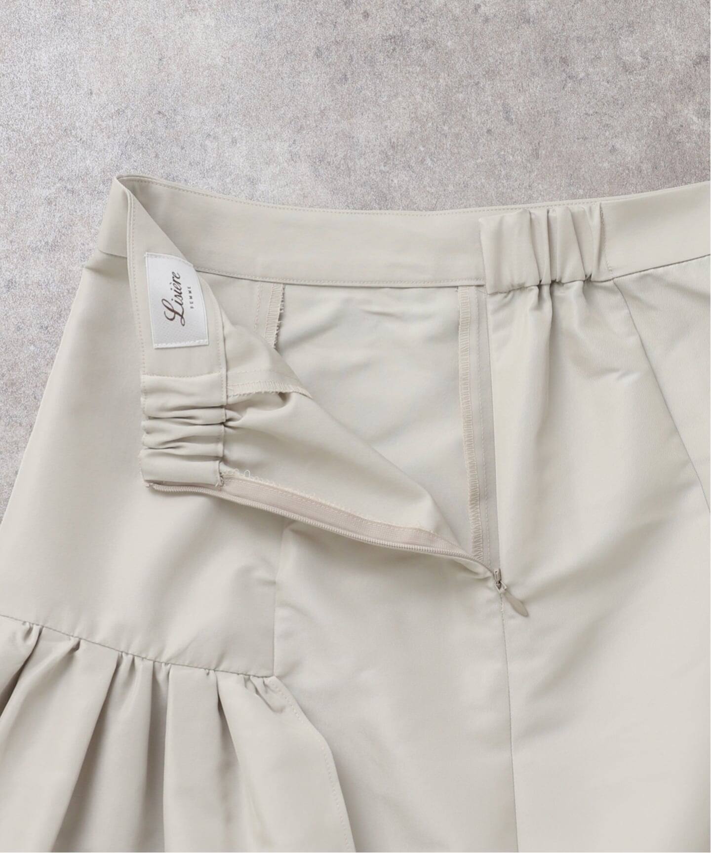 MEMORY TAFFETA LONG SKIRT（ロング・マキシ丈スカート）｜L