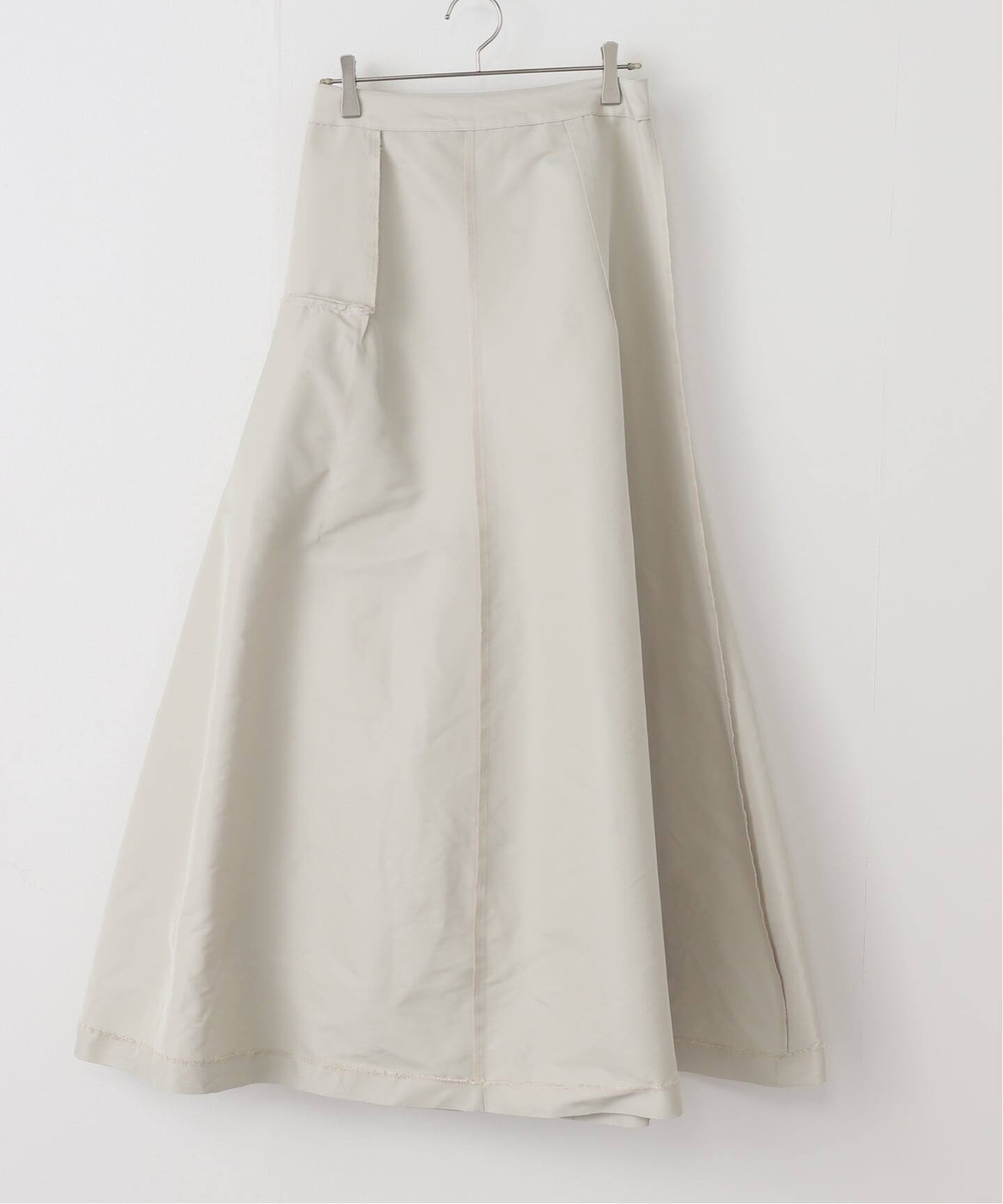MEMORY TAFFETA LONG SKIRT（ロング・マキシ丈スカート）｜L