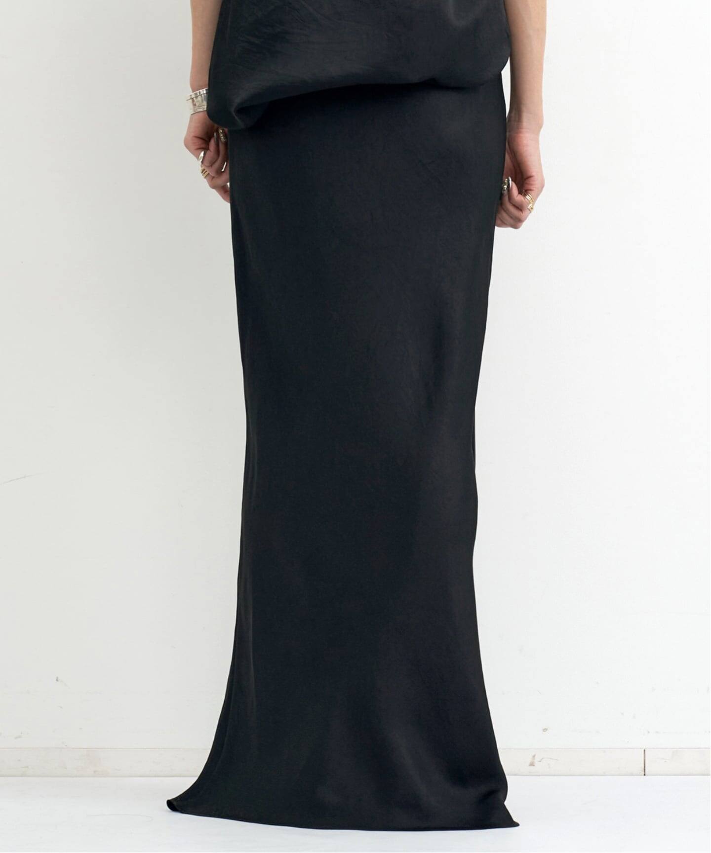 TWILL VINTAGE MAXI SKIRT（ロング・マキシ丈スカート）｜L