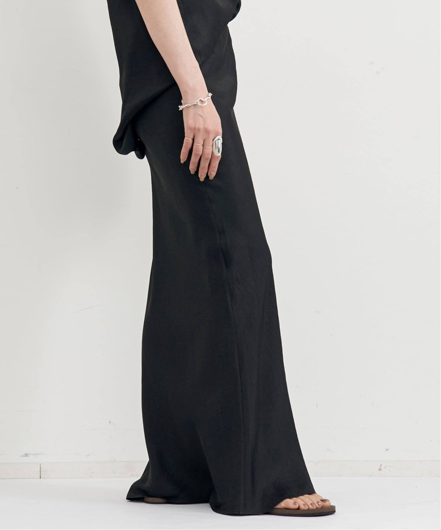 TWILL VINTAGE MAXI SKIRT（ロング・マキシ丈スカート）｜L