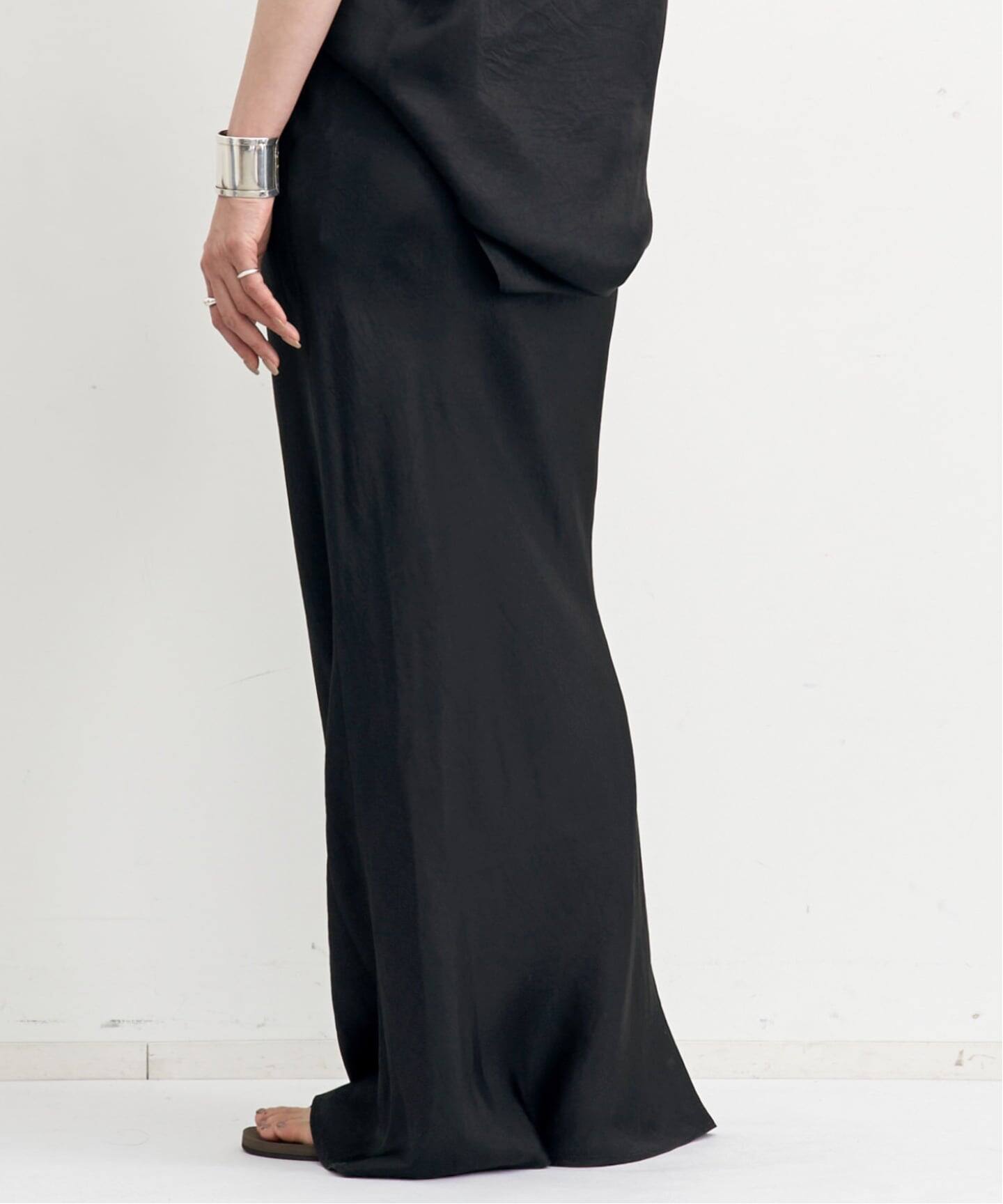 TWILL VINTAGE MAXI SKIRT（ロング・マキシ丈スカート）｜L