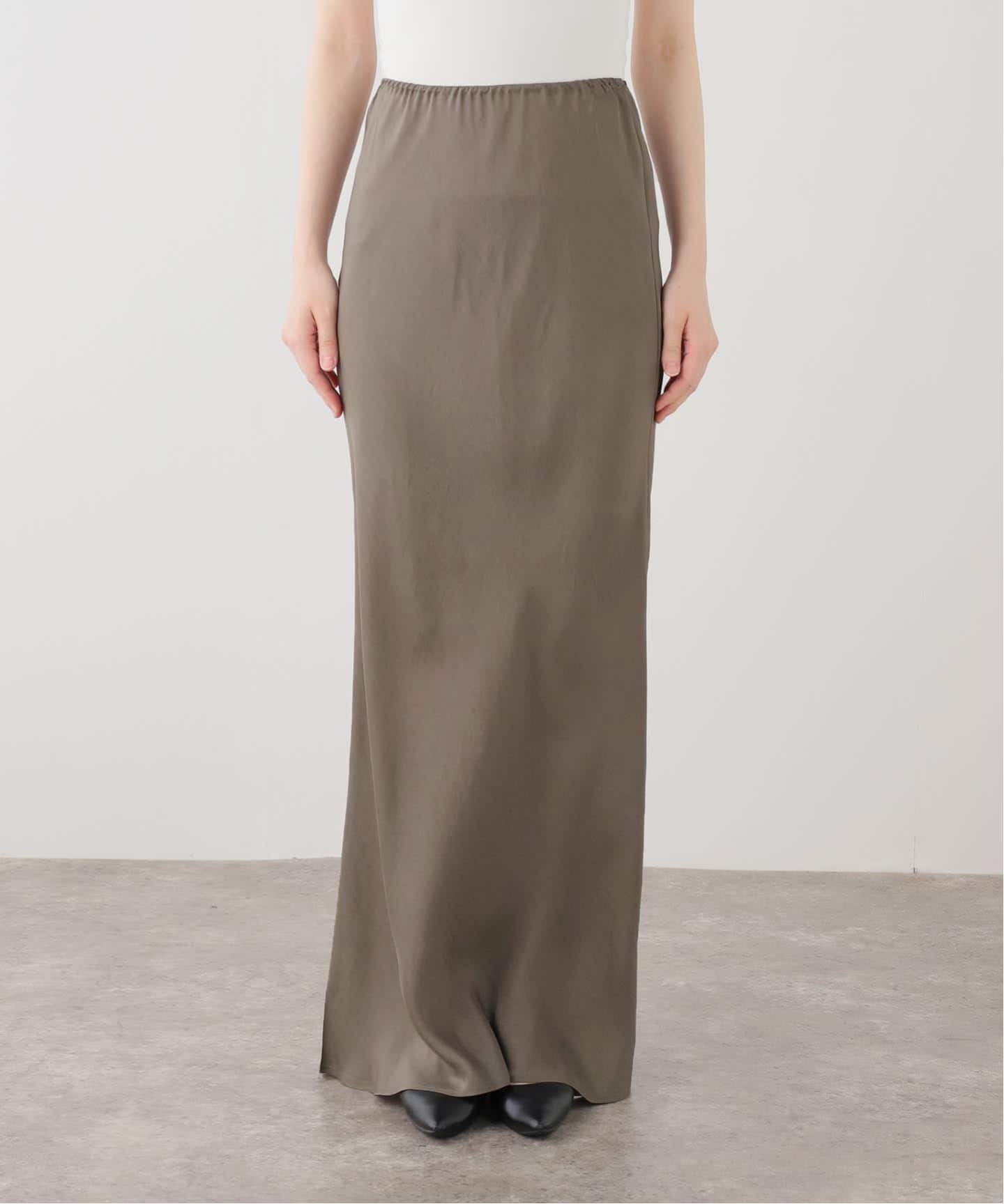 TWILL VINTAGE MAXI SKIRT（ロング・マキシ丈スカート）｜L