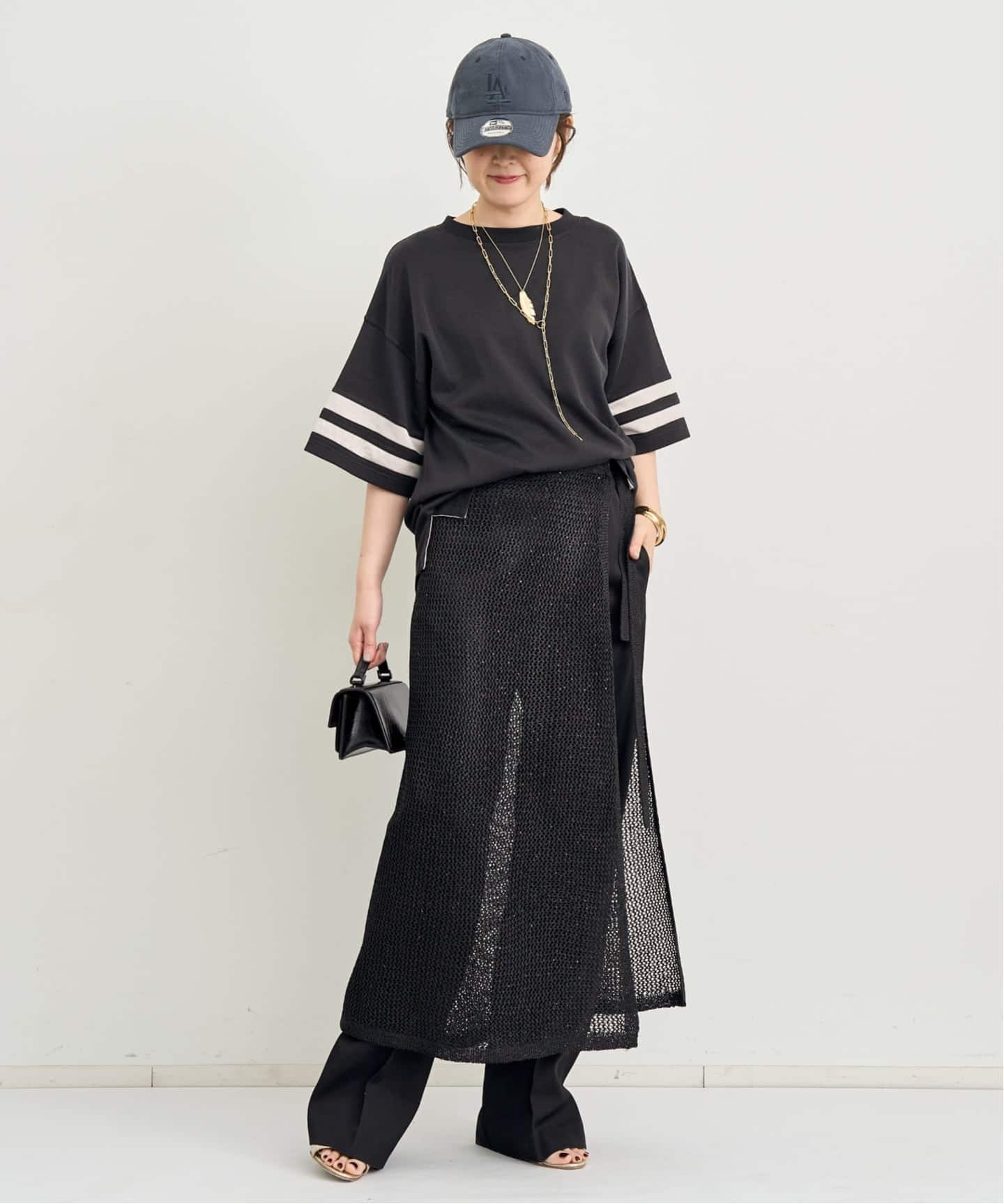 SEQUIN WRAP KNIT SKIRT（その他スカート）｜L'Appartement