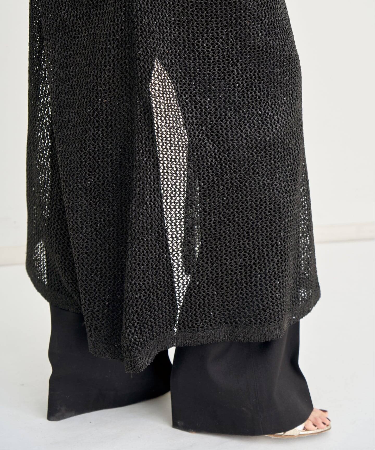 SEQUIN WRAP KNIT SKIRT（その他スカート）｜L'Appartement