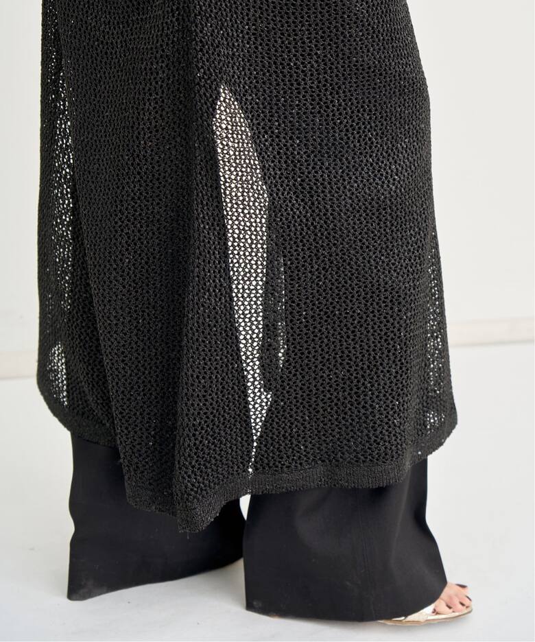 SEQUIN WRAP KNIT SKIRT（その他スカート）｜L