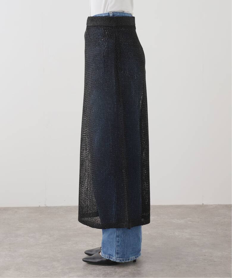 SEQUIN WRAP KNIT SKIRT（その他スカート）｜L