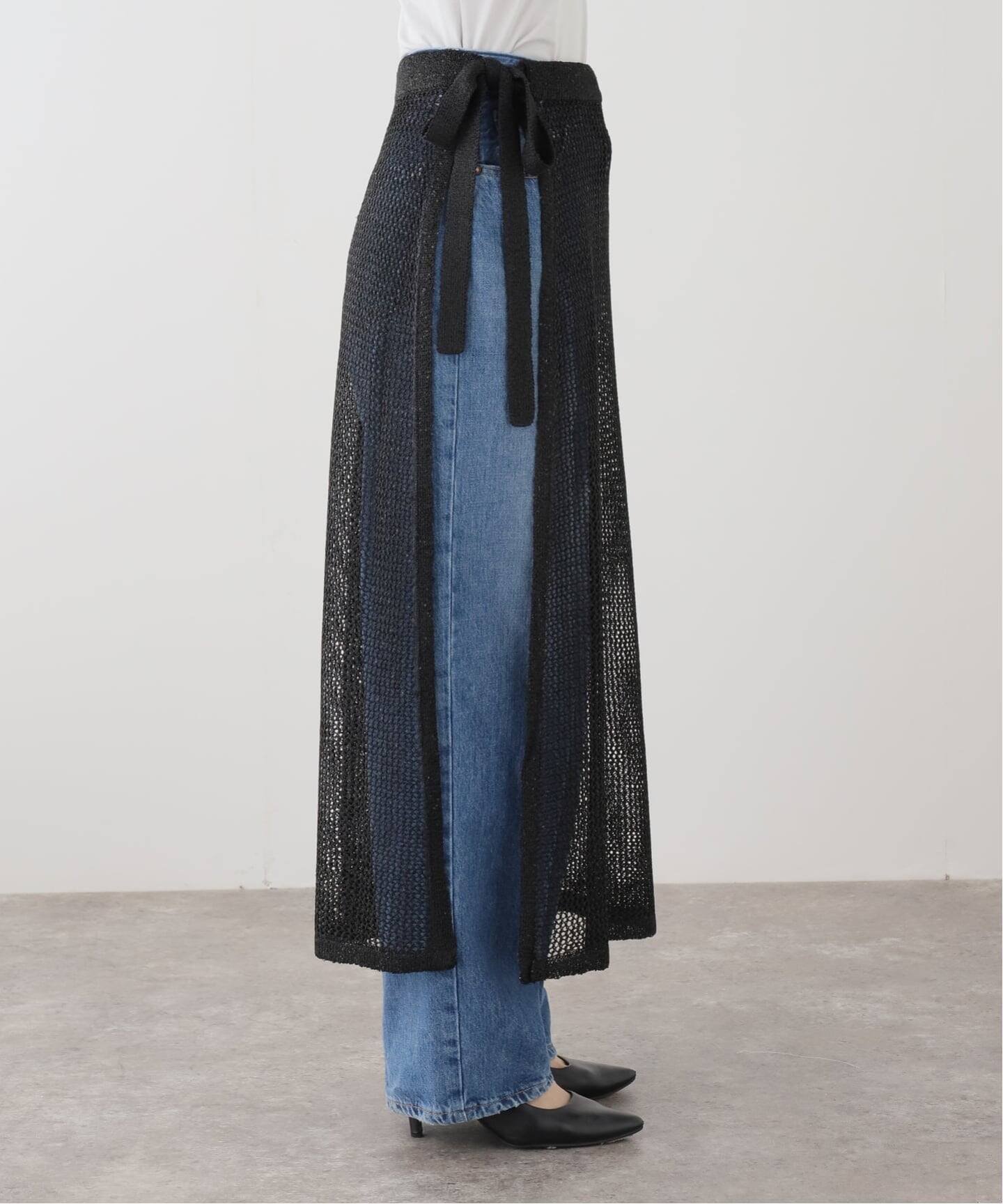 SEQUIN WRAP KNIT SKIRT（その他スカート）｜L'Appartement