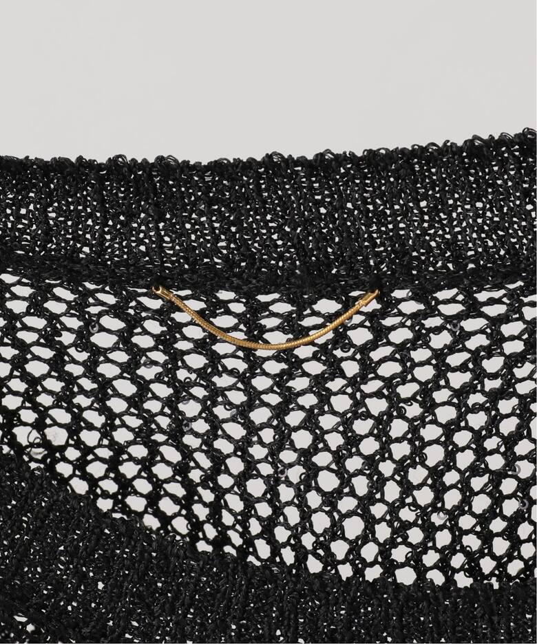 SEQUIN WRAP KNIT SKIRT（その他スカート）｜L