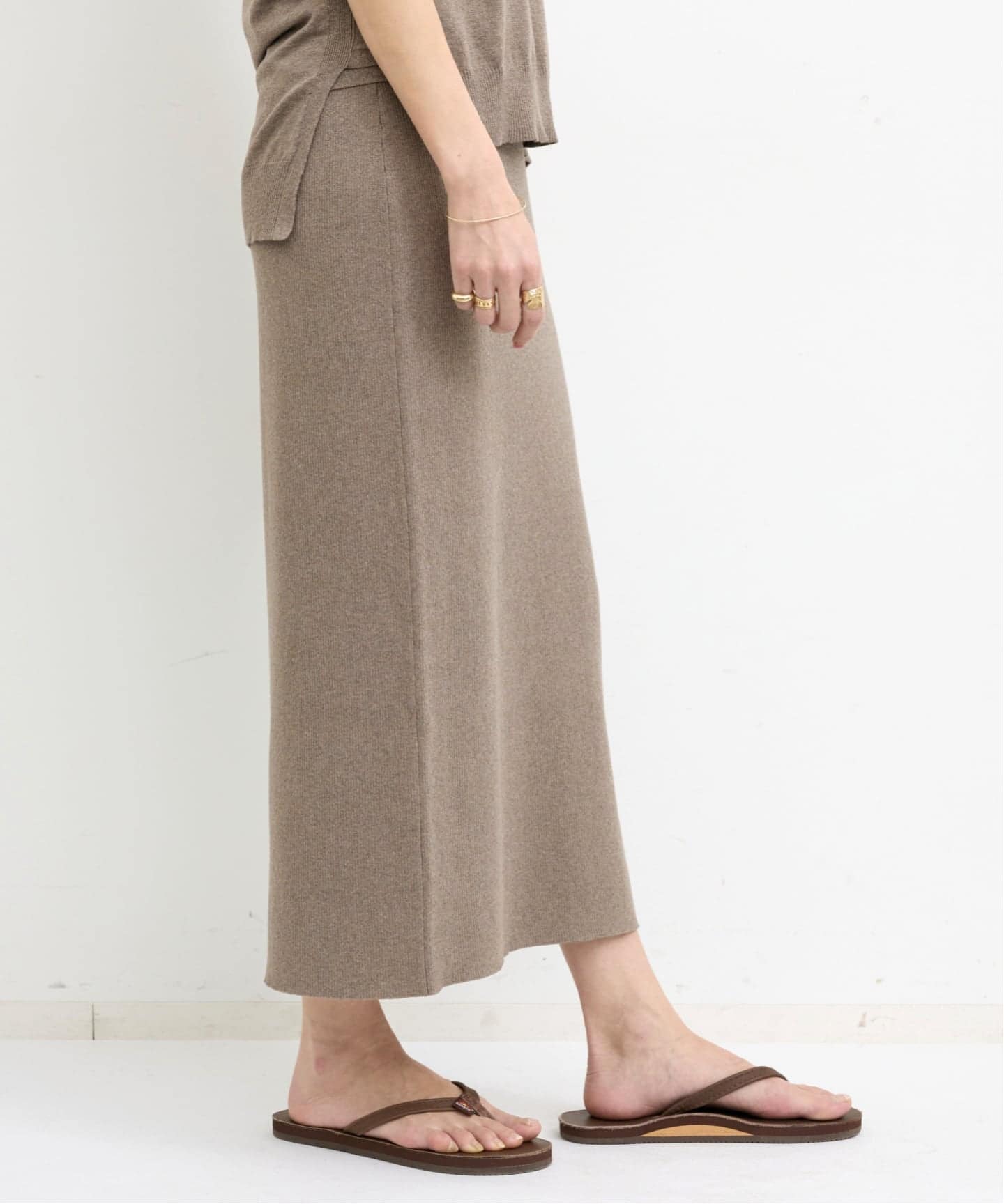 スカート L'Appartement Relax Knit Skirt RIB KNIT SKIRT（その他スカート）｜L'Appartement（アパルトモン）の