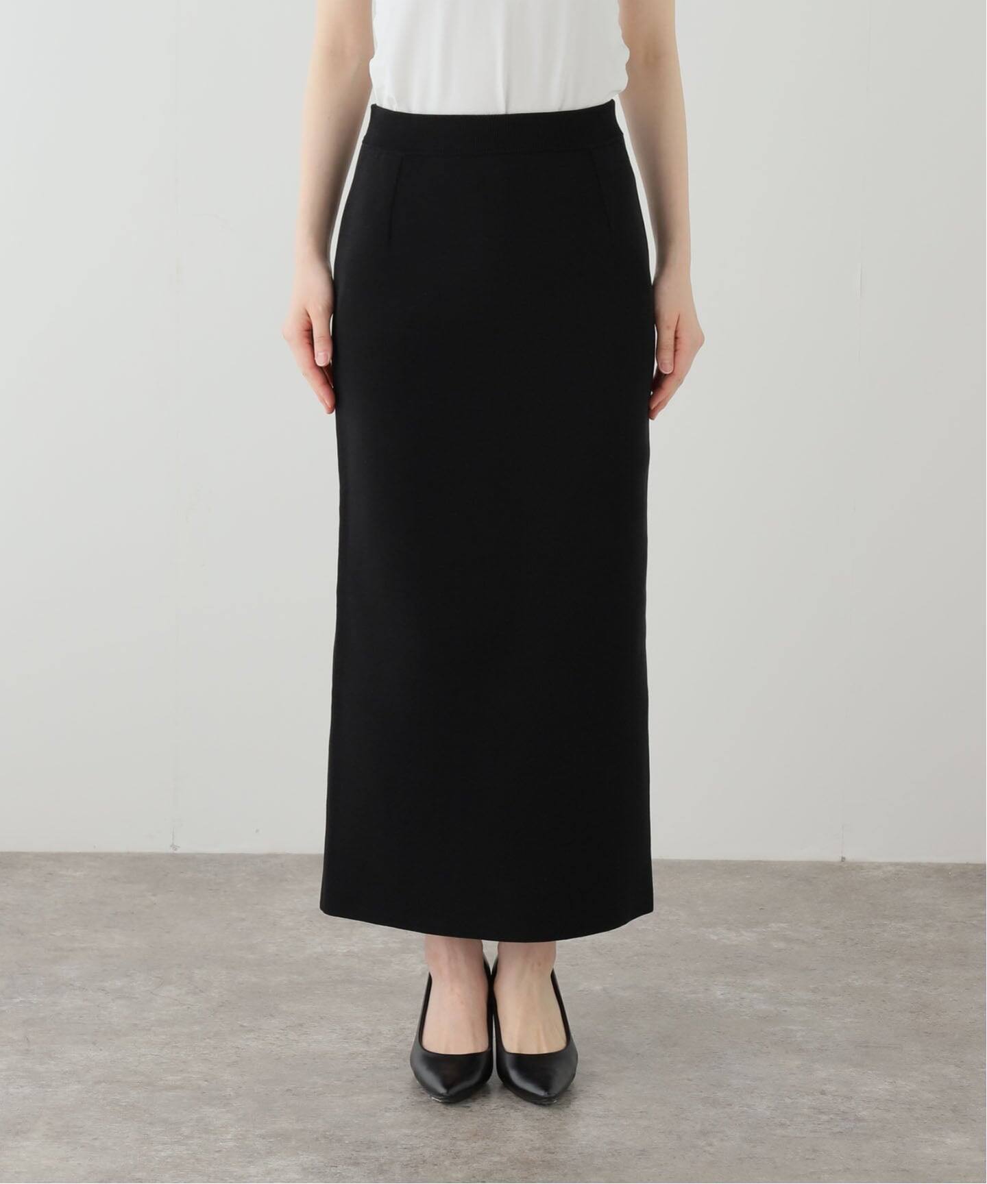 【専用】未使用 アパルトモン Knit Skirt ニットスカート 38ブラック MILANO RIB KNIT SKIRT（その他スカート）｜L'Appartement