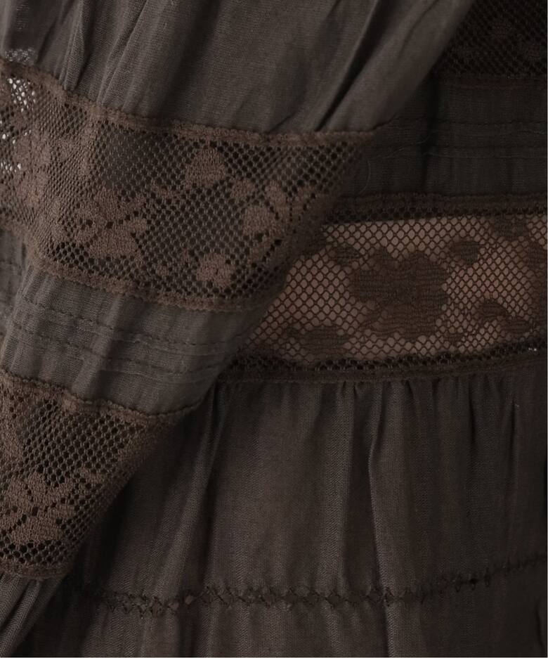 TIERED LACE SKIRT（ロング・マキシ丈スカート）｜L