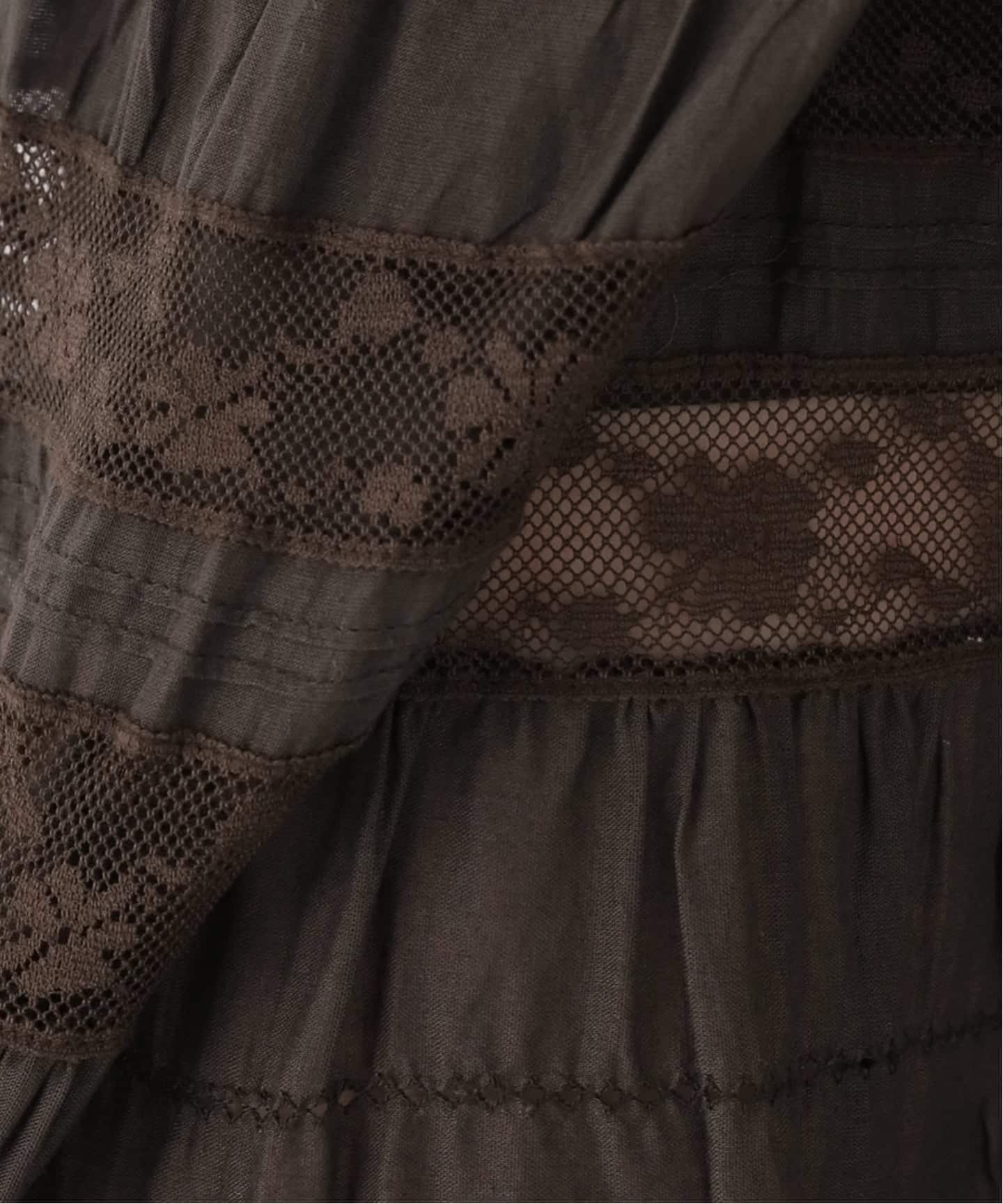 TIERED LACE SKIRT（ロング・マキシ丈スカート）｜L'Appartement