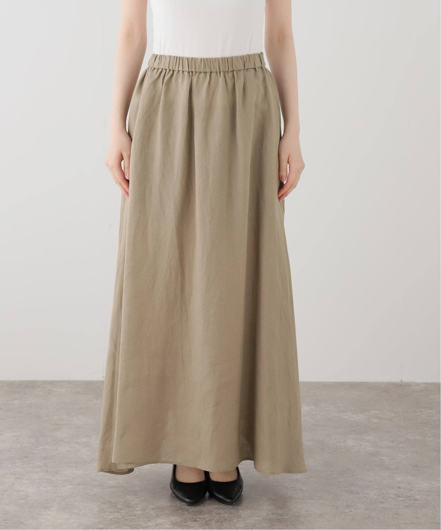 LIBECO LINEN MAXI SKIRT（ロング・マキシ丈スカート）｜L'Appartement