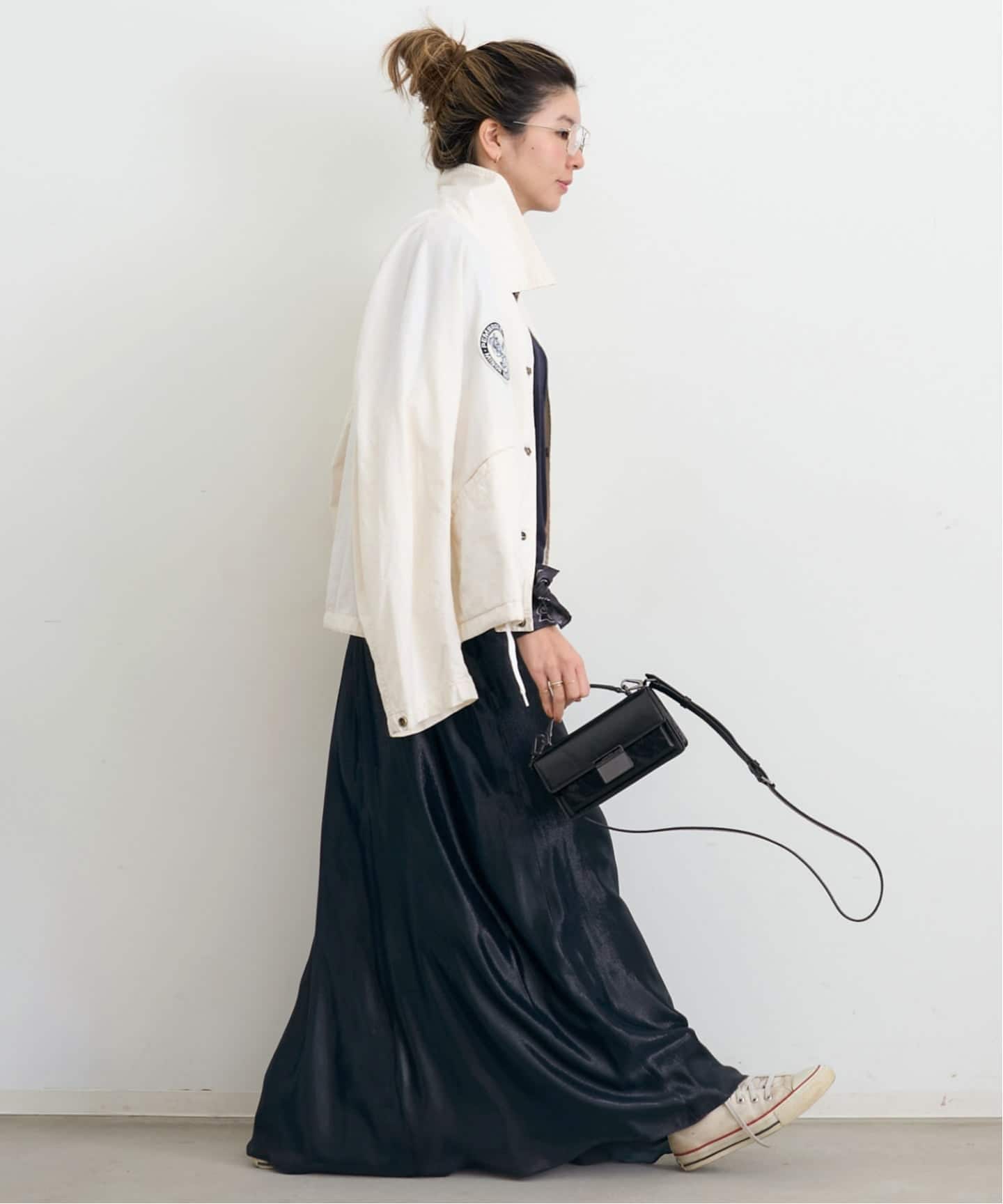 INDRESS/インドレス】 PLAIN LUREX SKIRT（ロング・マキシ丈スカート