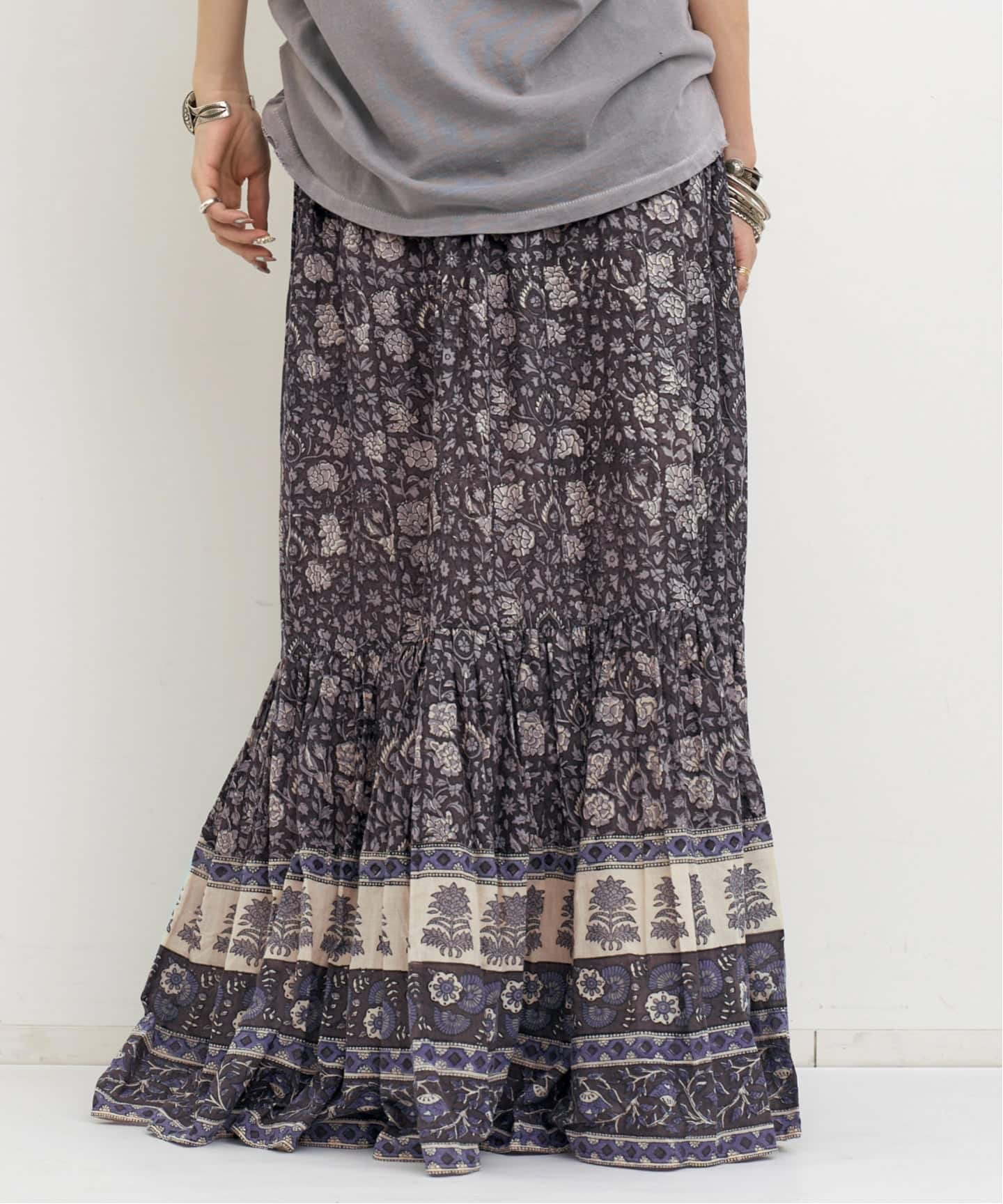 INDIAN LONG SKIRT（ロング・マキシ丈スカート）｜L'Appartement