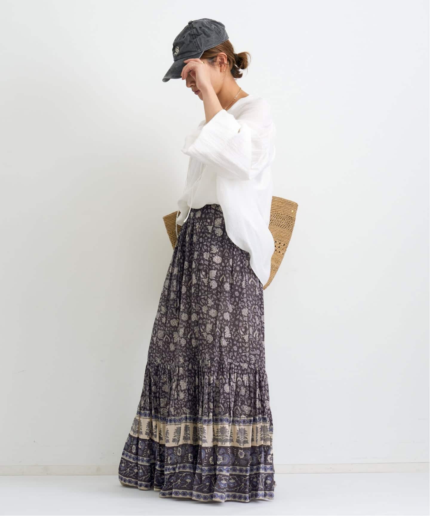 INDIAN LONG SKIRT（ロング・マキシ丈スカート）｜L'Appartement