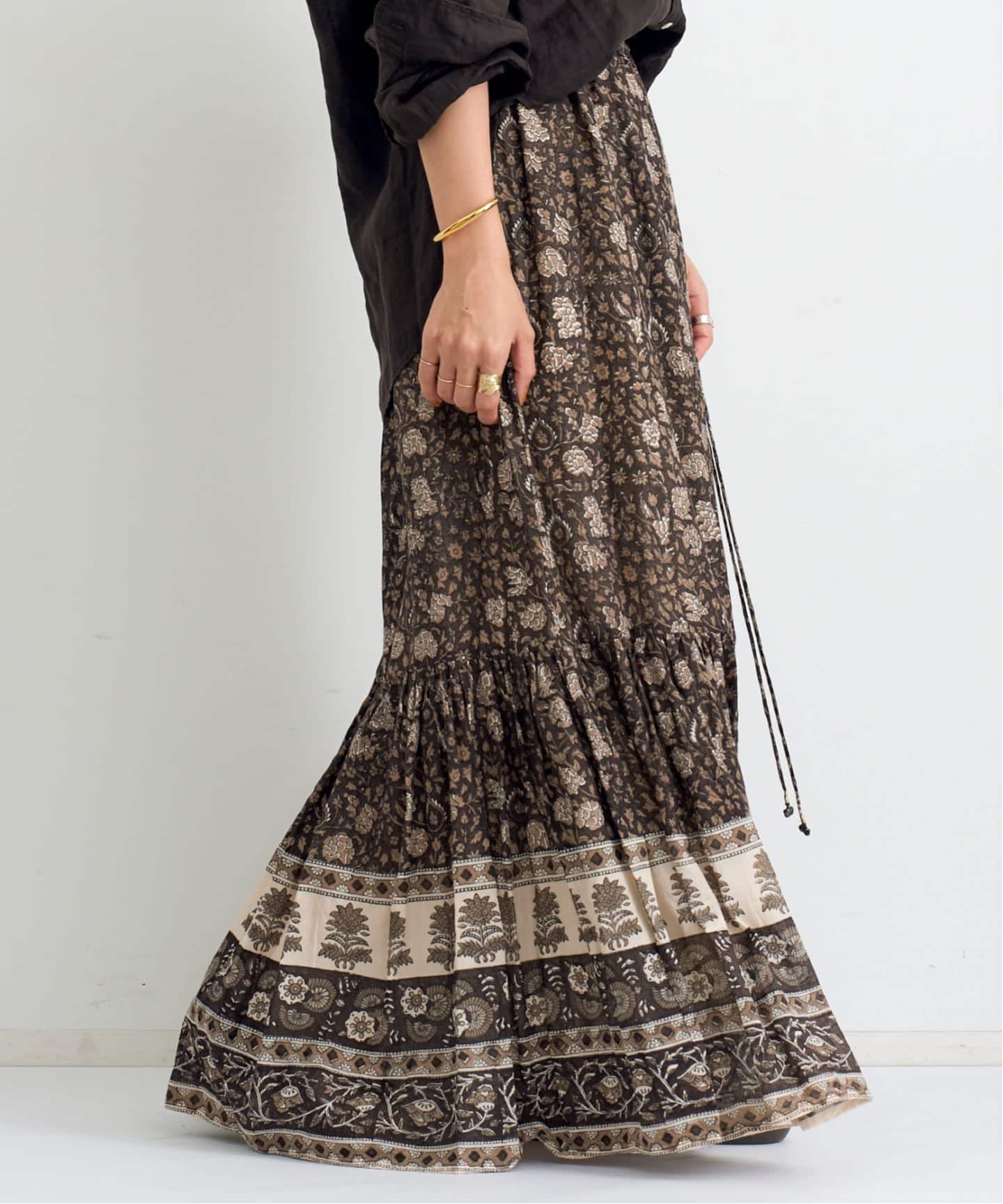INDIAN LONG SKIRT（ロング・マキシ丈スカート）｜L'Appartement