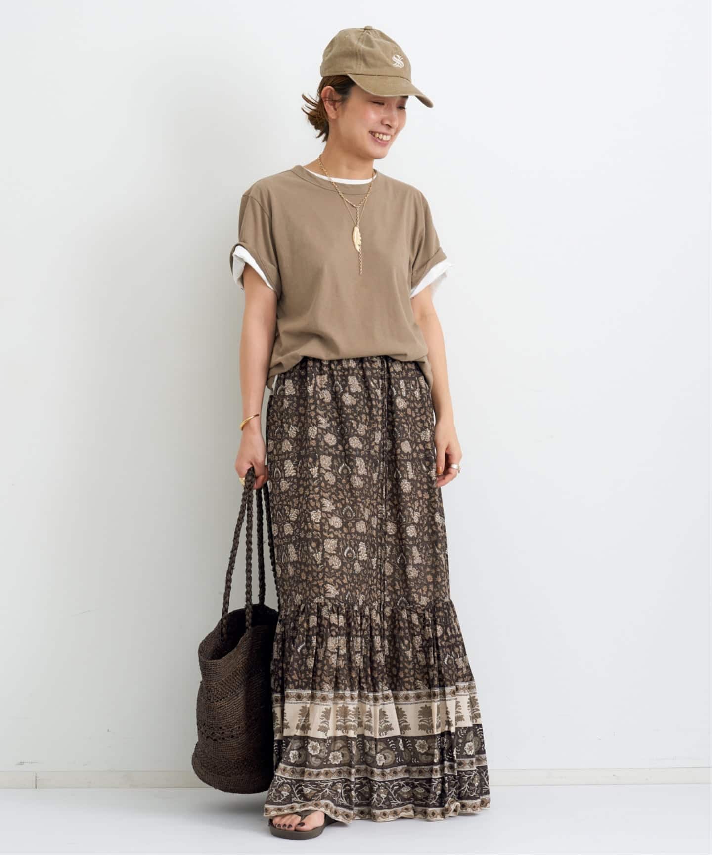 INDIAN LONG SKIRT（ロング・マキシ丈スカート）｜L'Appartement