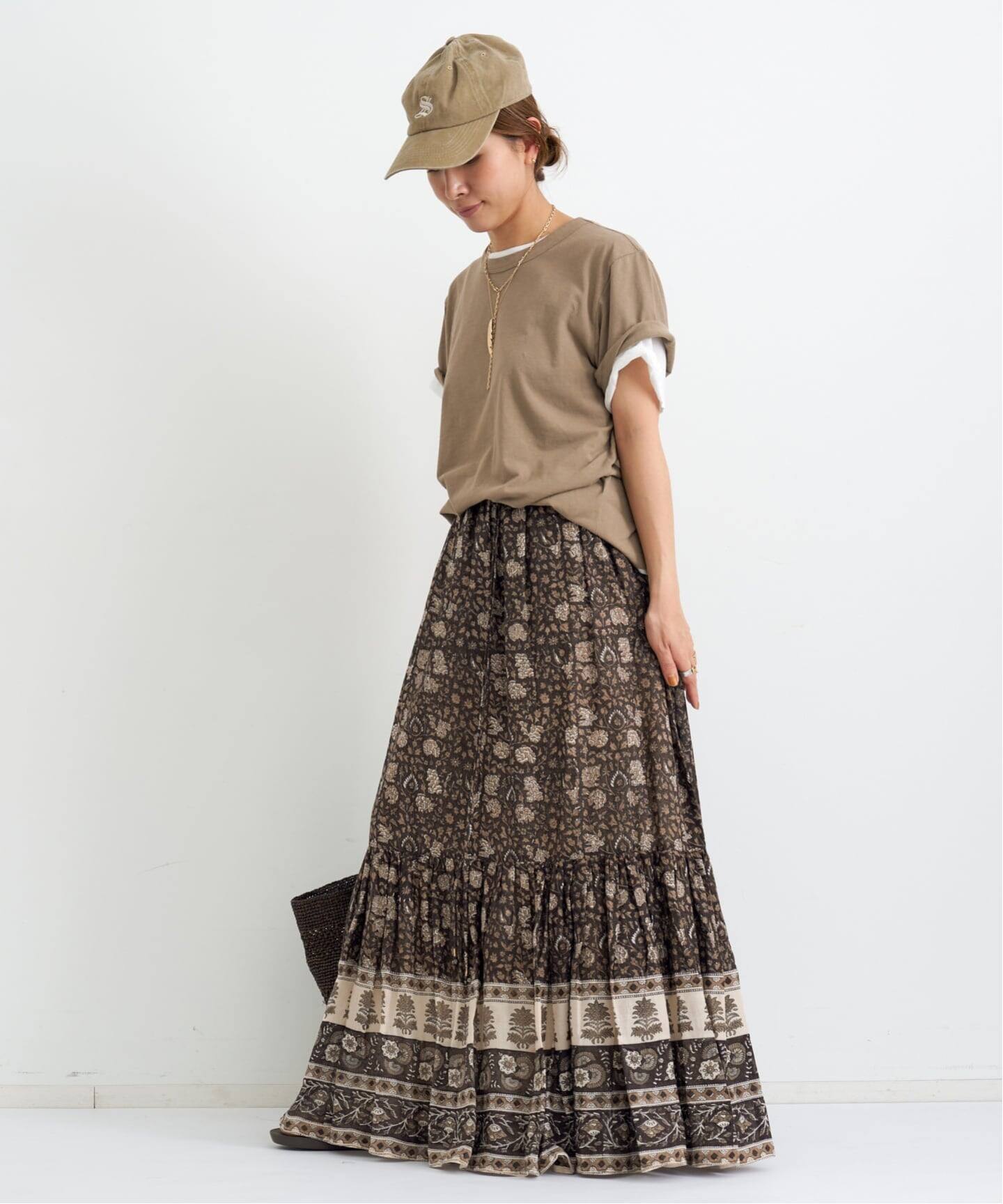L'Appartement　INDIAN LONG SKIRT INDIAN LONG SKIRT（ロング・マキシ丈スカート）｜L'Appartement