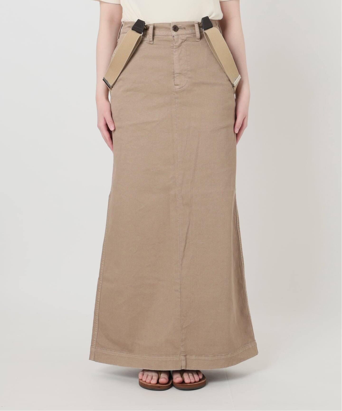 GOOD GRIEF!/グッド グリーフ】 VINTAGE WASHED CHINO SKIRT（ロング
