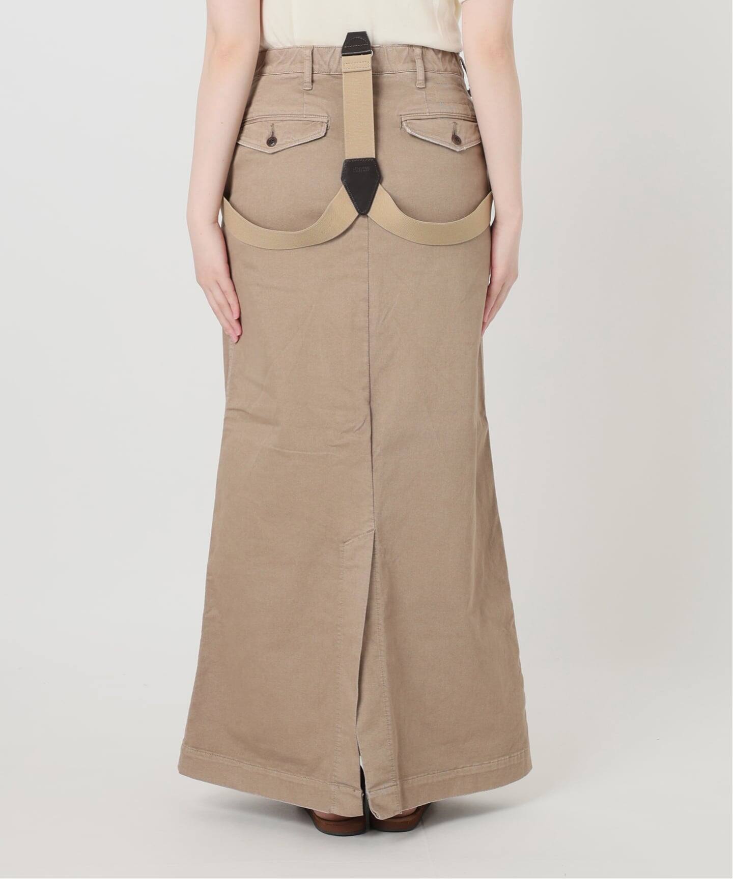 GOOD GRIEF!/グッド グリーフ】 VINTAGE WASHED CHINO SKIRT（ロング