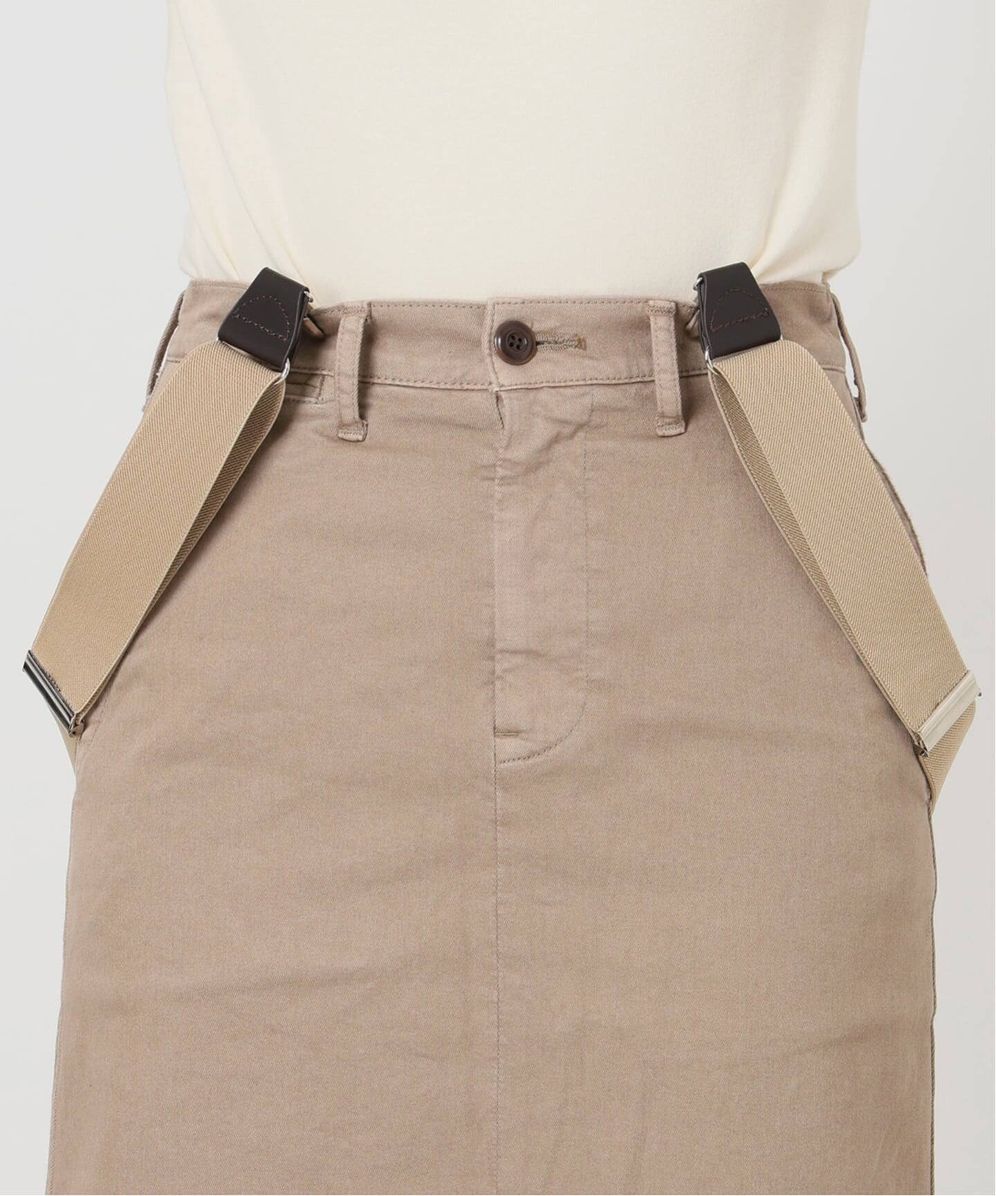 GOOD GRIEF!/グッド グリーフ】 VINTAGE WASHED CHINO SKIRT（ロング