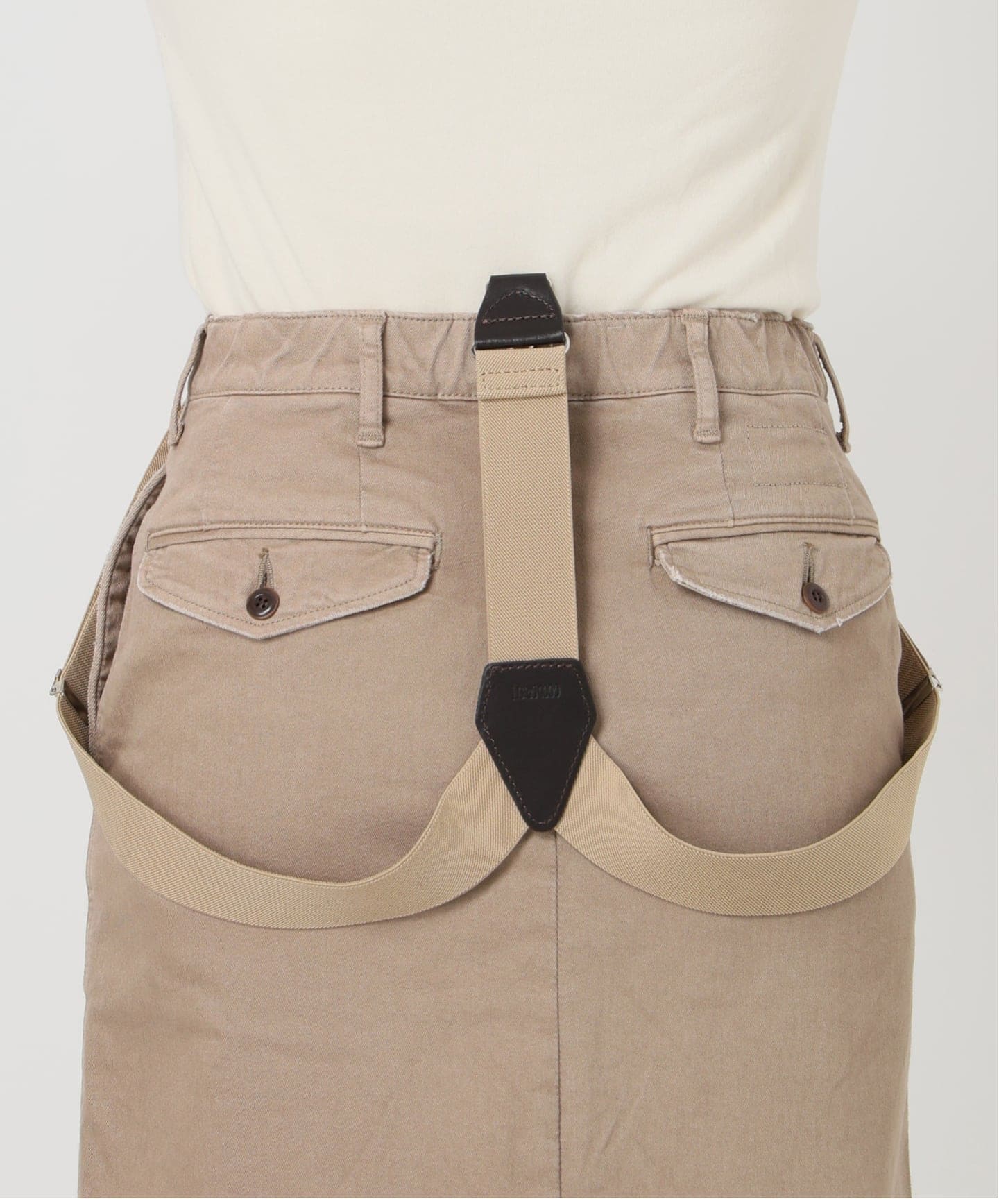 GOOD GRIEF!/グッド グリーフ】 VINTAGE WASHED CHINO SKIRT（ロング