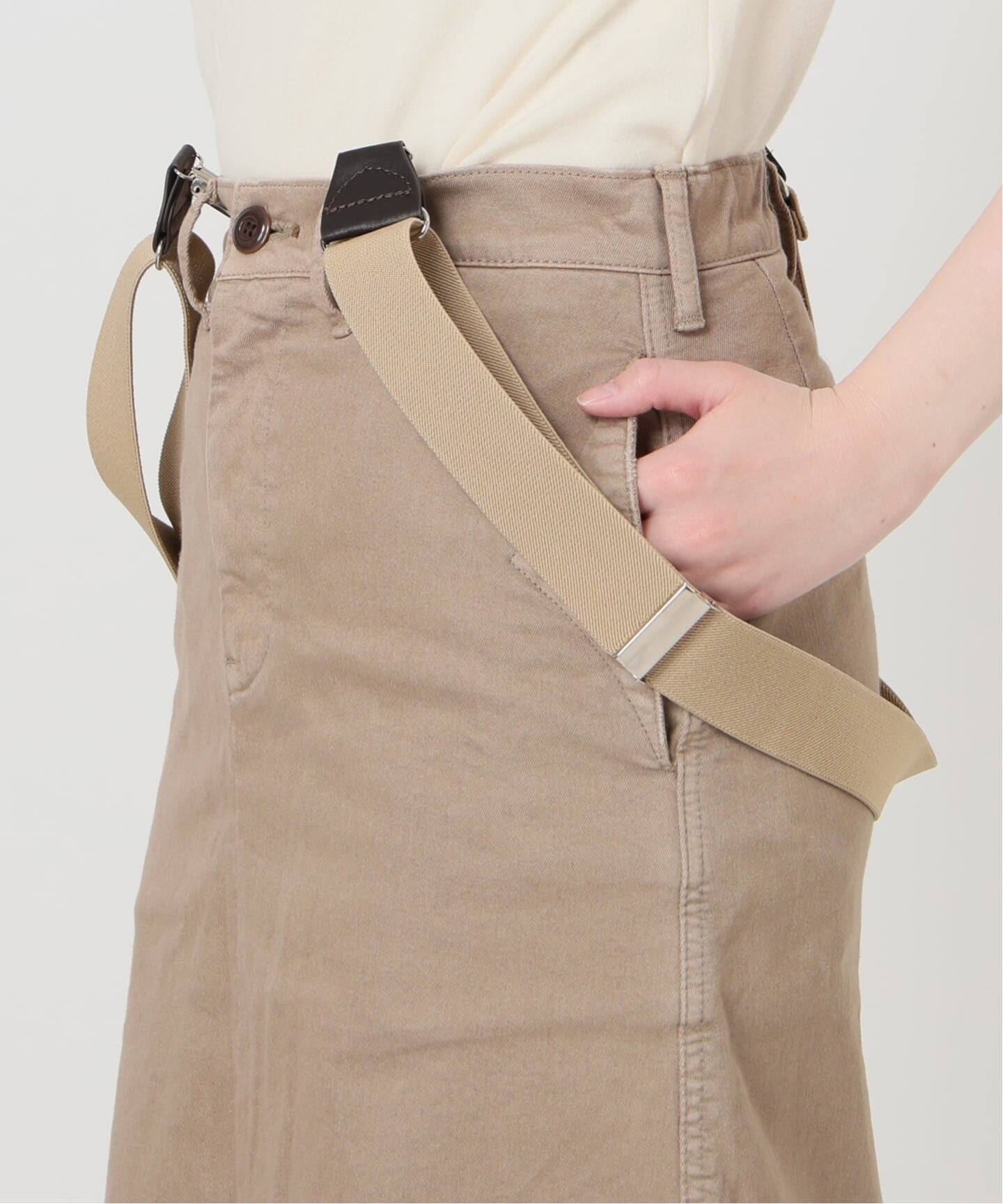 GOOD GRIEF!/グッド グリーフ】 VINTAGE WASHED CHINO SKIRT（ロング
