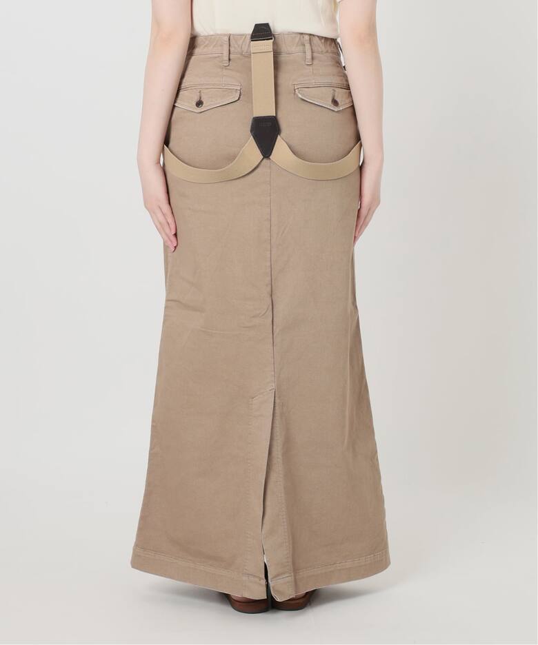 GOOD GRIEF!/グッド グリーフ】 VINTAGE WASHED CHINO SKIRT（ロング 