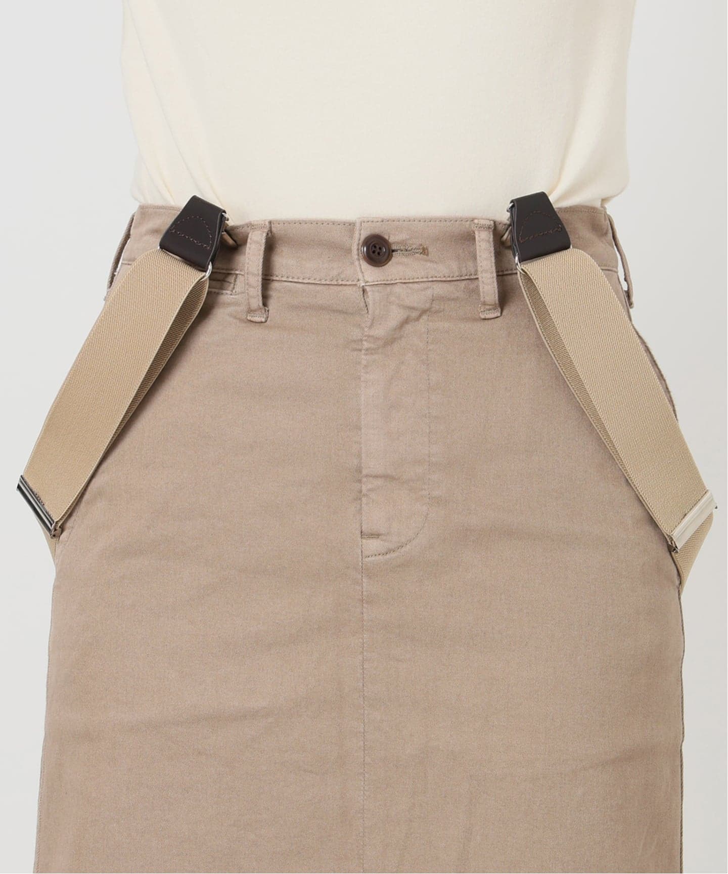 GOOD GRIEF!/グッド グリーフ】 VINTAGE WASHED CHINO SKIRT（ロング