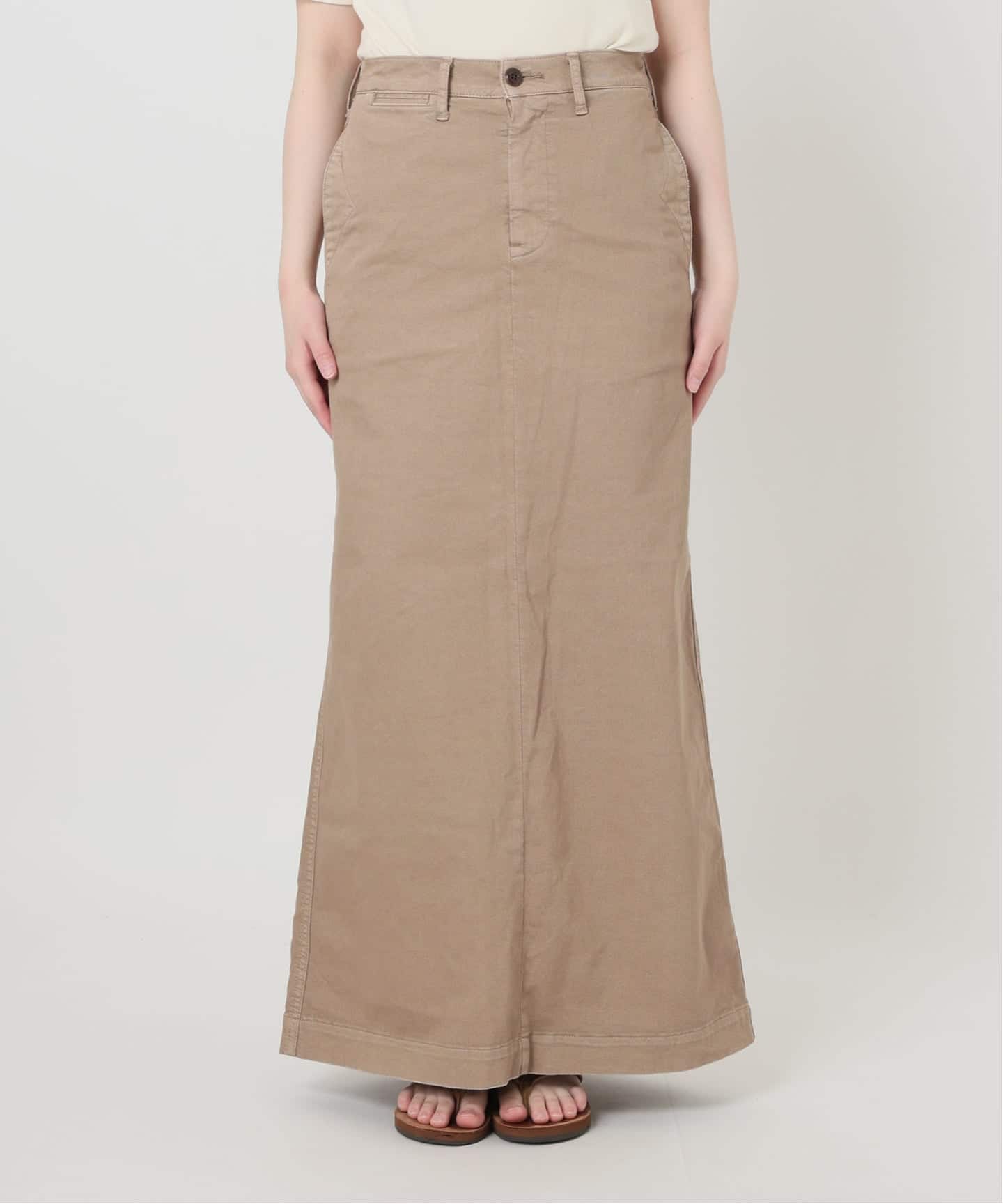 GOOD GRIEF!/グッド グリーフ】 VINTAGE WASHED CHINO SKIRT（ロング