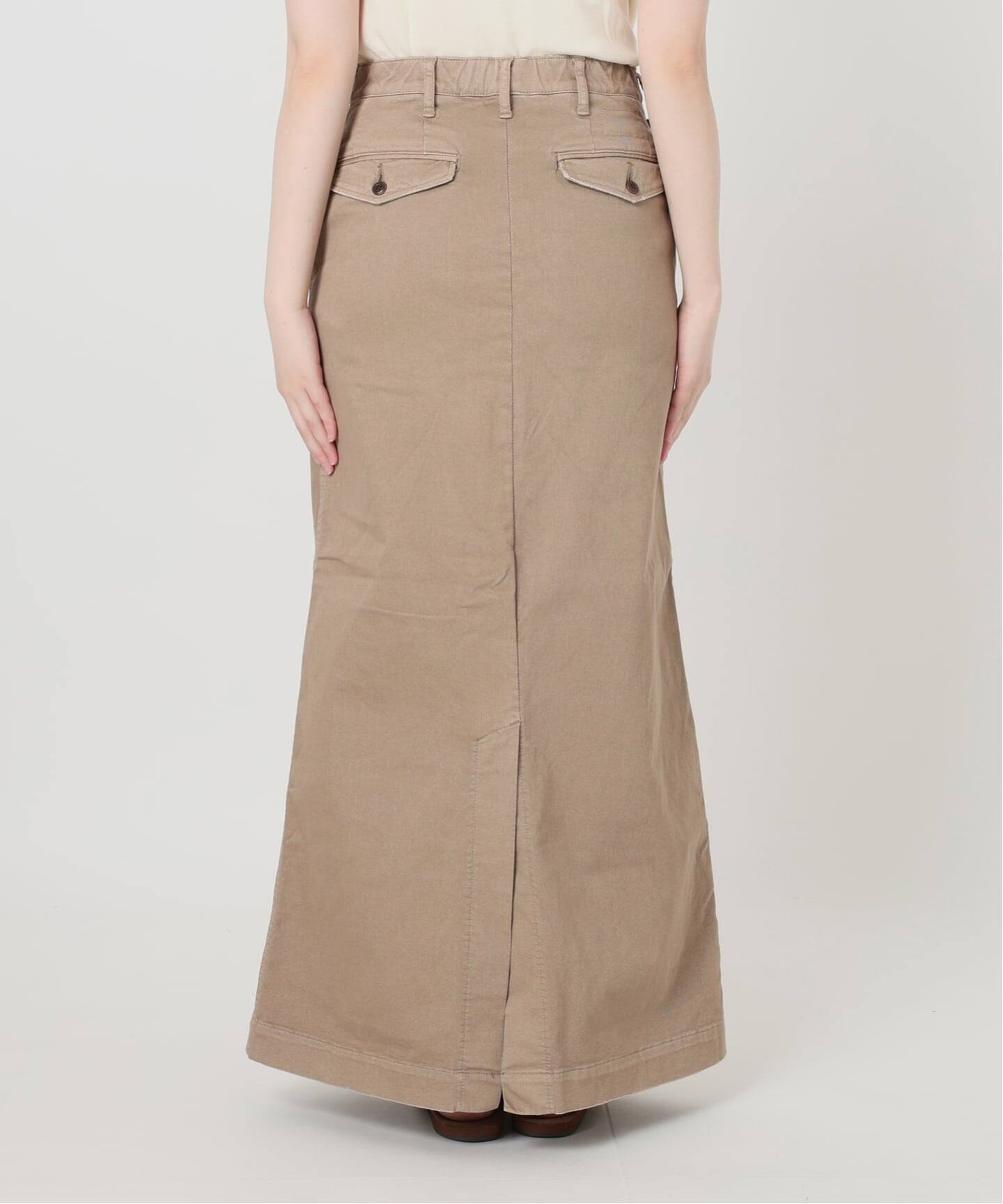 GOOD GRIEF!/グッド グリーフ】 VINTAGE WASHED CHINO SKIRT（ロング