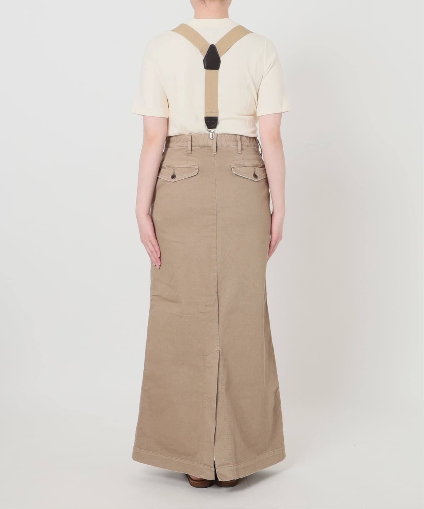 GOOD GRIEF!/グッド グリーフ】 VINTAGE WASHED CHINO SKIRT（ロング