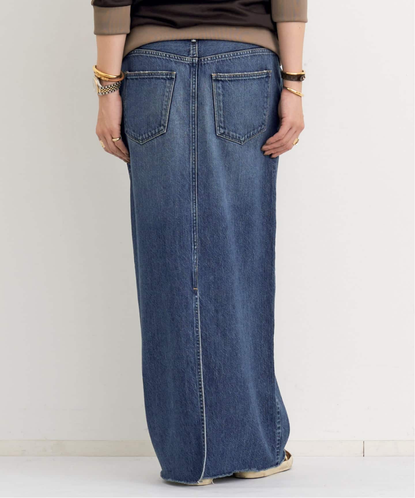 UPPER HIGHTS/アッパー ハイツ】 DENIM SKIRT（デニムスカート）｜L