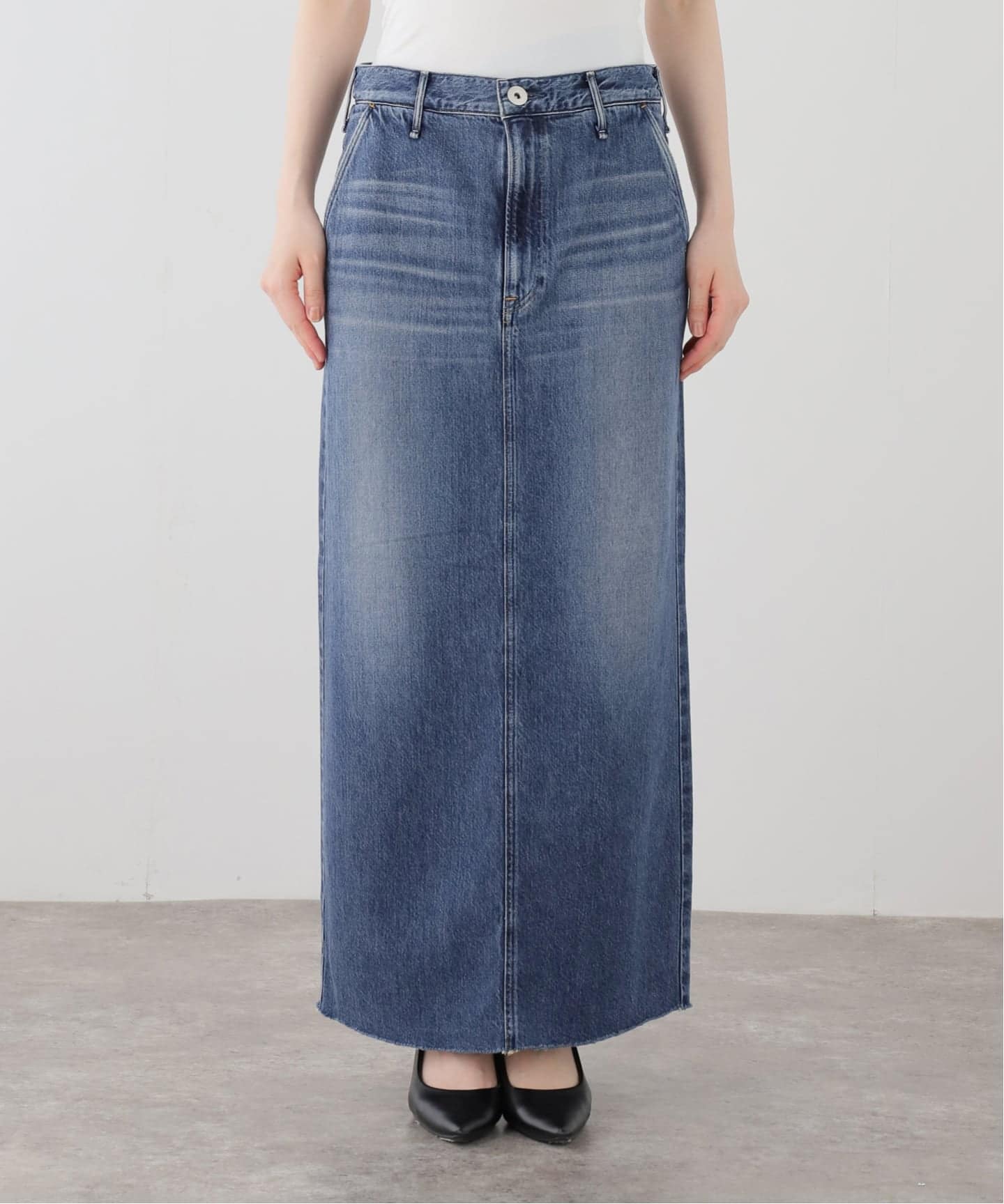 UPPER HIGHTS/アッパー ハイツ】 DENIM SKIRT（デニムスカート）｜L