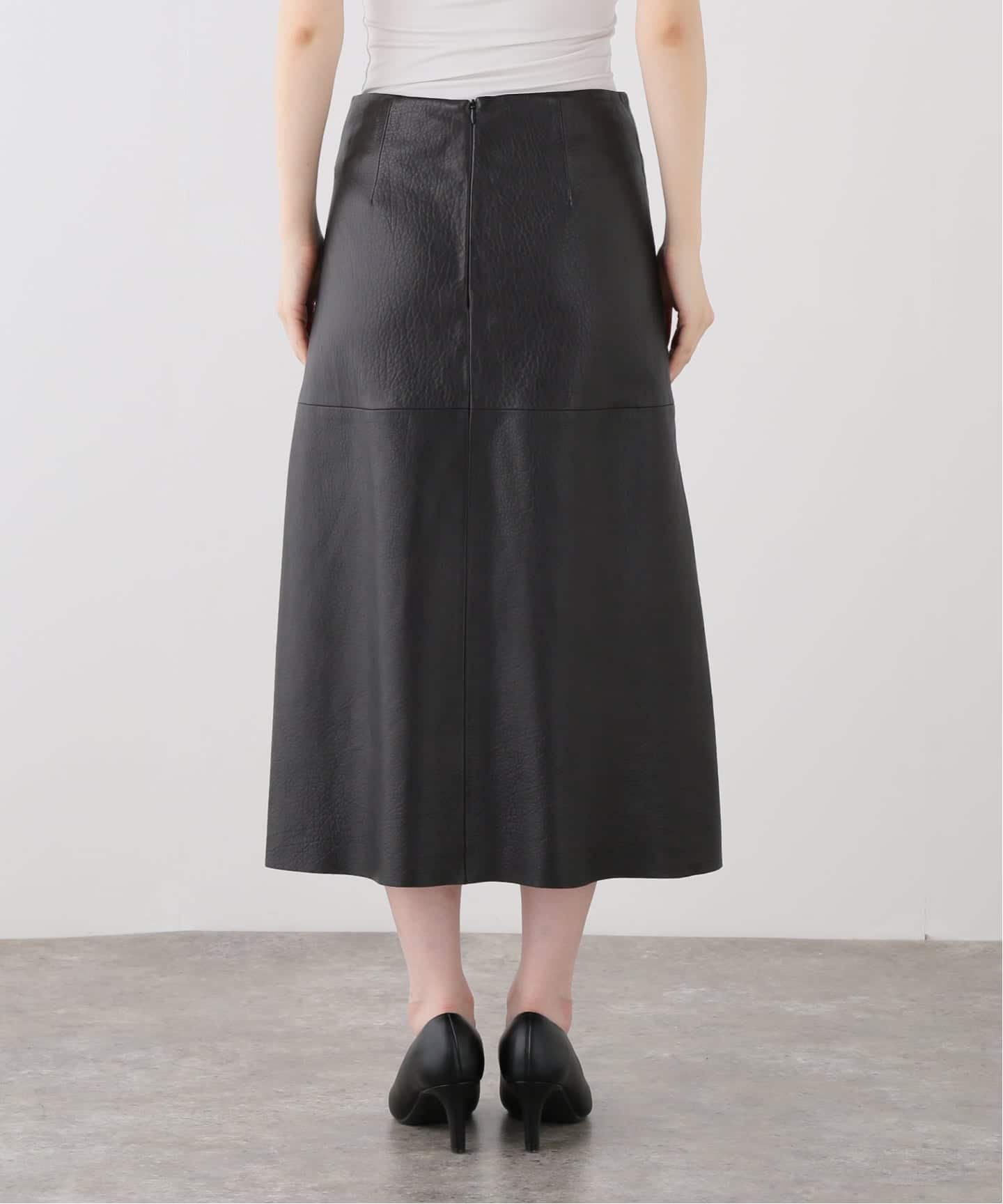 MADISONBLUE/マディソンブルー】A LINE LEATHER SKIRT（その他スカート