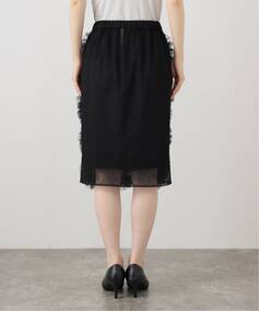 Col Pierrot/コル ピエロ】 TULLE FLOWER SKIRT（ひざ丈スカート）｜L 