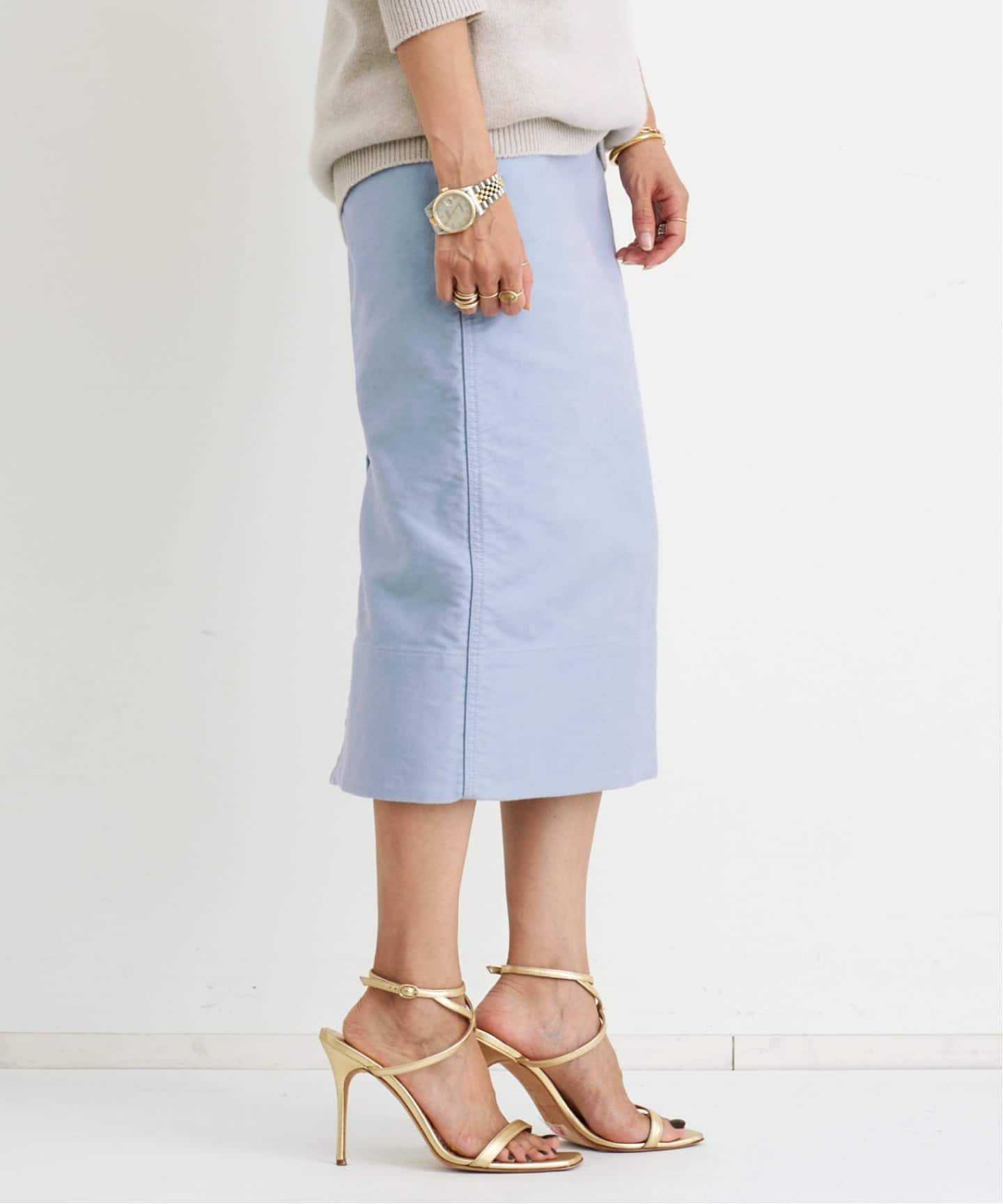 MADISON BLUE/マディソン ブルー】 SOPHIE MOLESKIN TIGHT SKIRT（ひざ