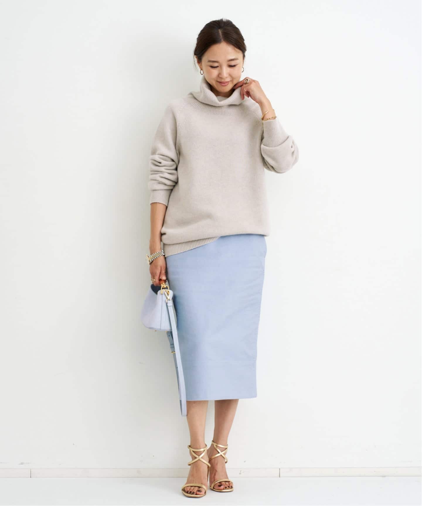 MADISON BLUE/マディソン ブルー】 SOPHIE MOLESKIN TIGHT SKIRT（ひざ