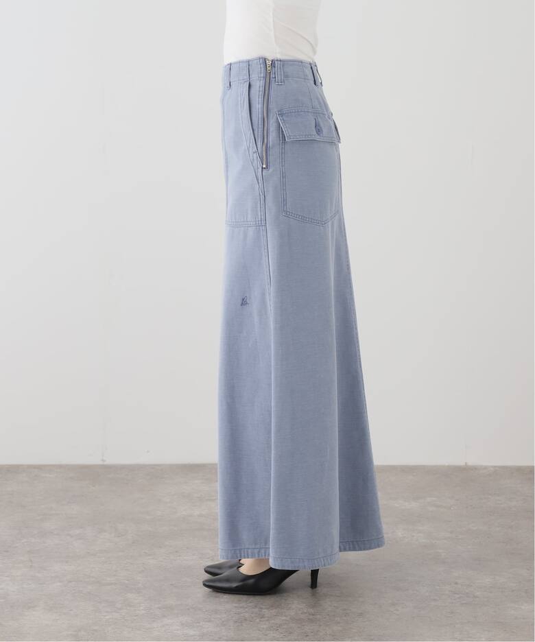 MADISON BLUE/マディソン ブルー】 FATIGUE PANEL FLARE LONG SKIRT 