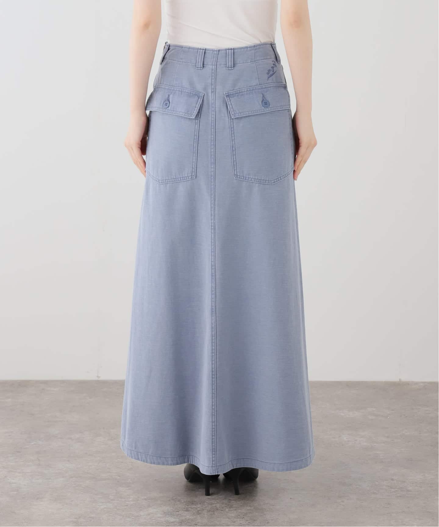 MADISON BLUE/マディソン ブルー】 FATIGUE PANEL FLARE LONG SKIRT