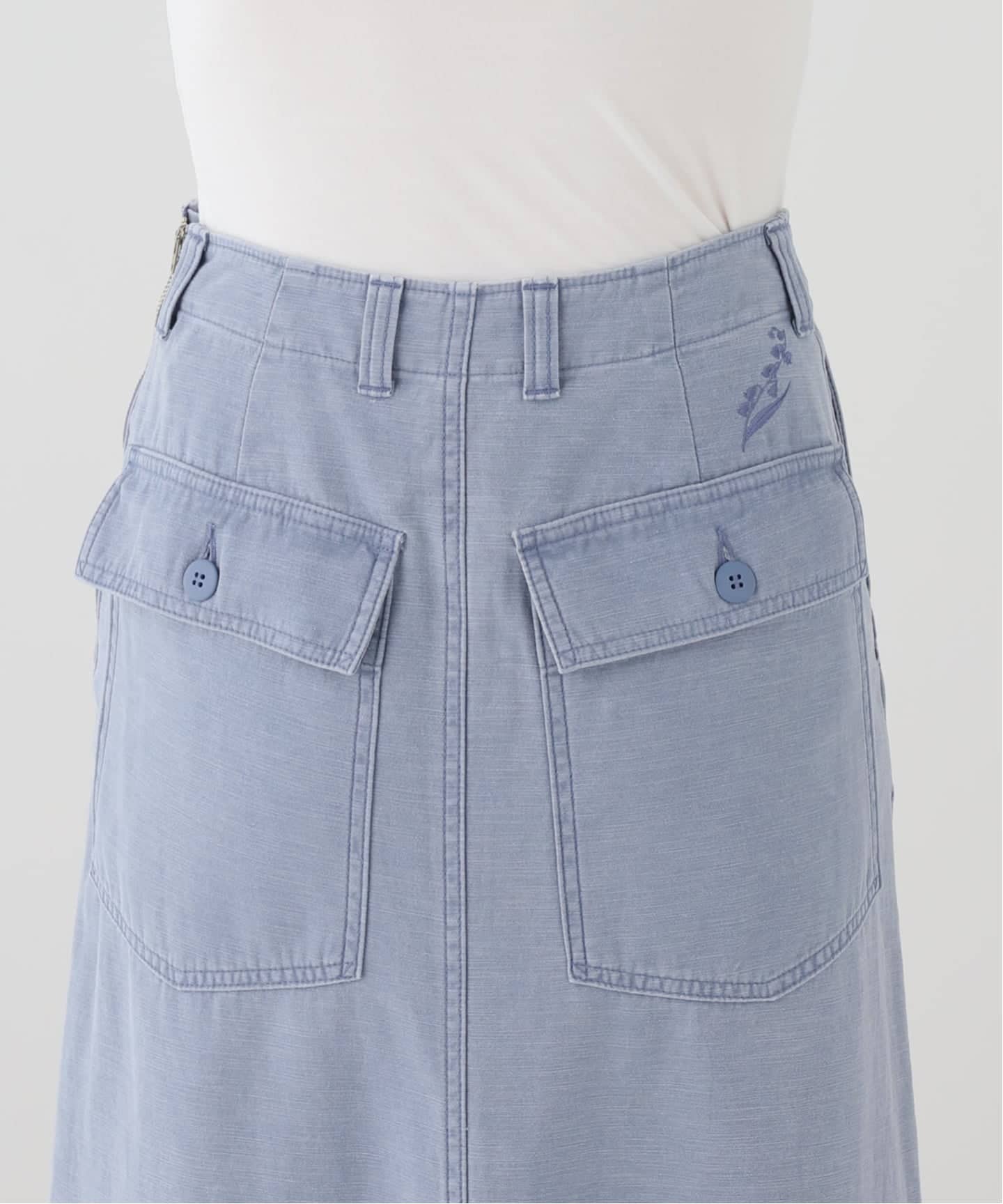 MADISON BLUE/マディソン ブルー】 FATIGUE PANEL FLARE LONG SKIRT