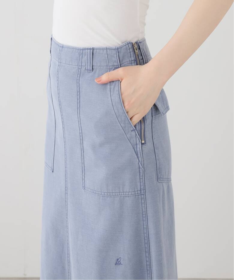 MADISON BLUE/マディソン ブルー】 FATIGUE PANEL FLARE LONG SKIRT