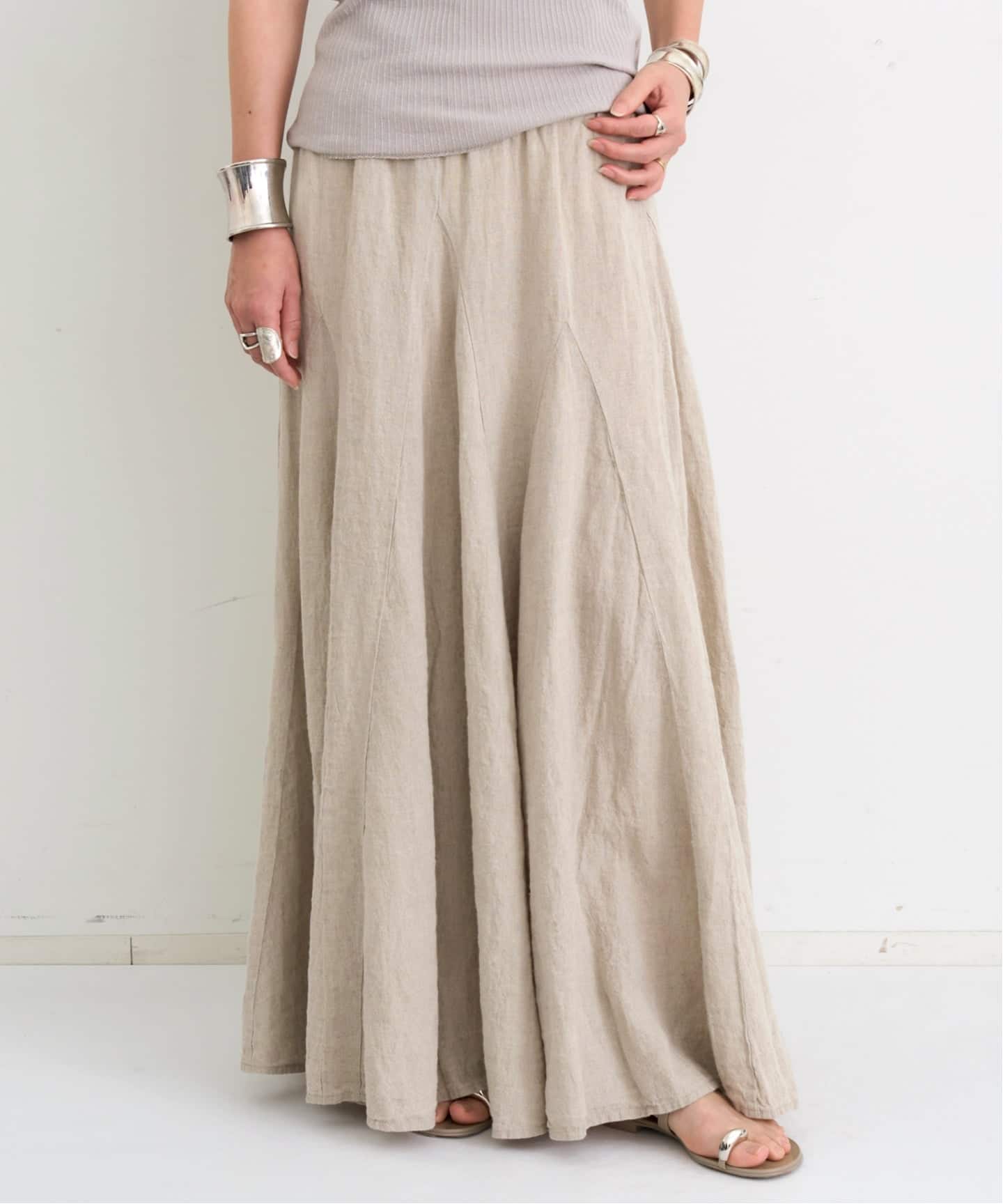 MAISON DE VACANCES/メゾン ド バカンス】 VOLUME 2WAY SKIRT（ロング