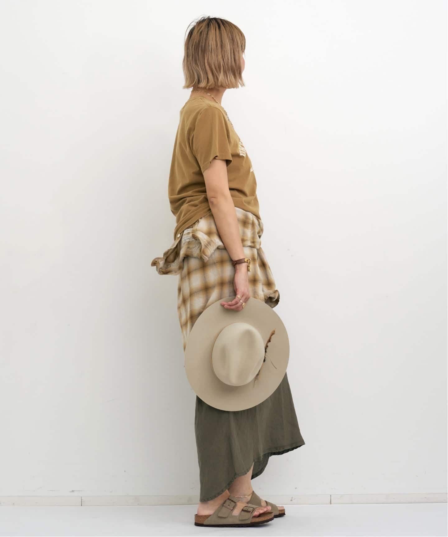 JAMES PERSE/ジェームス パース】 LINEN SKIRT（その他スカート）｜L