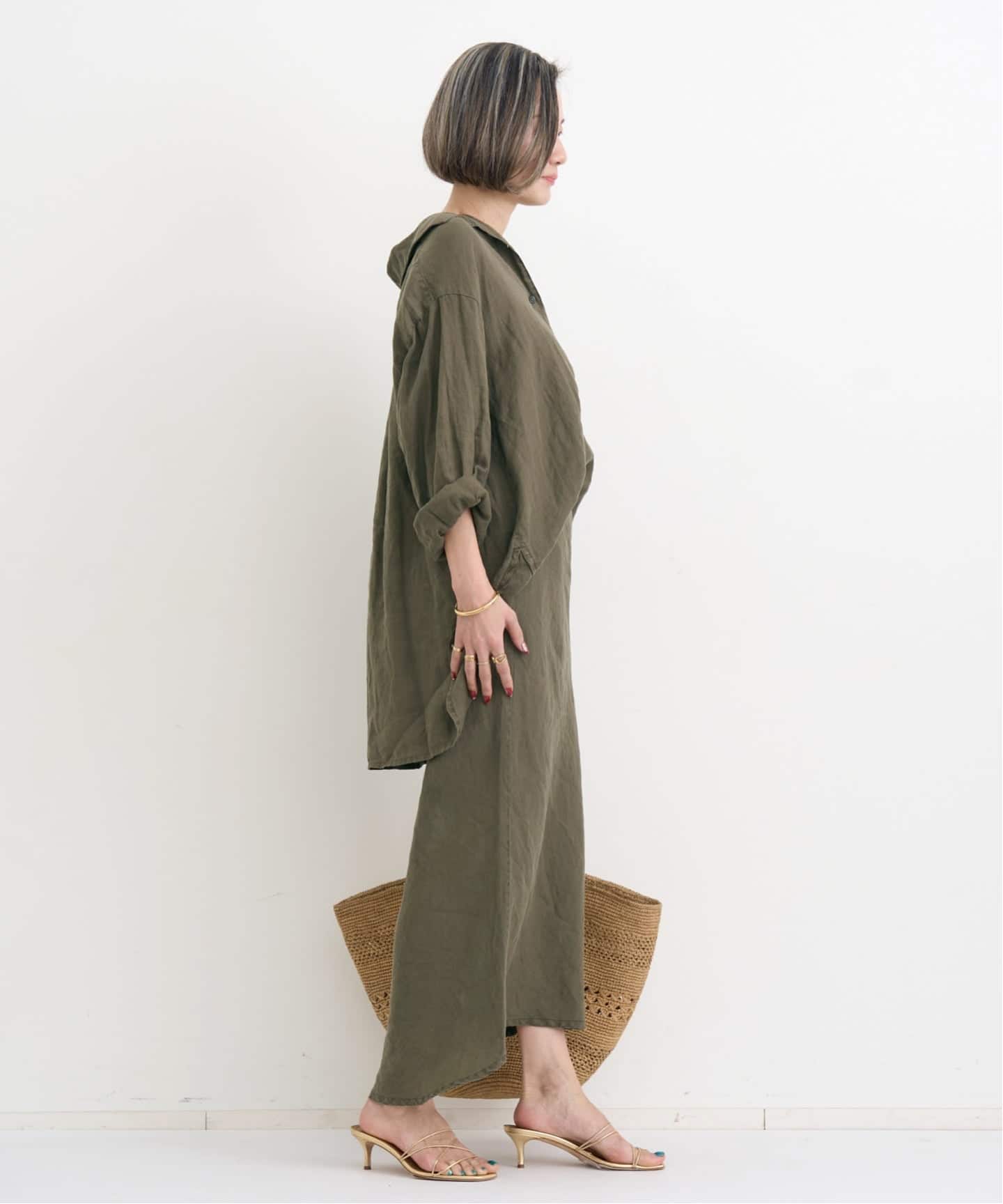 JAMES PERSE/ジェームス パース】 LINEN SKIRT（その他スカート）｜L