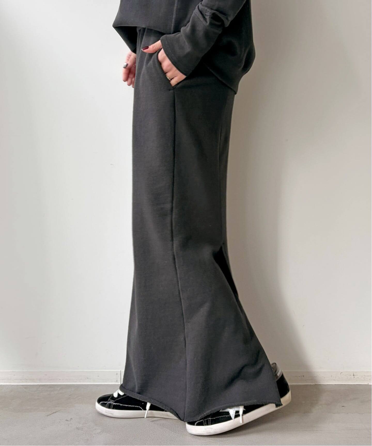 ★新品★アパルトモン AMERICANA/アメリカーナ SWEAT SKIRT AMERICANA/アメリカーナ】 SWEAT SKIRT（ロング・マキシ丈スカート
