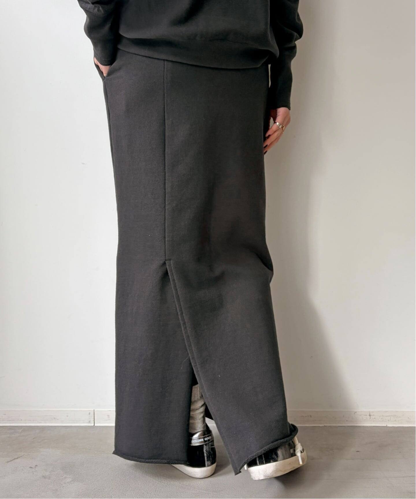 【AMERICANA】SWEAT SKIRT　LONG TEE 3点セット AMERICANA/アメリカーナ】 SWEAT SKIRT（ロング・マキシ丈スカート