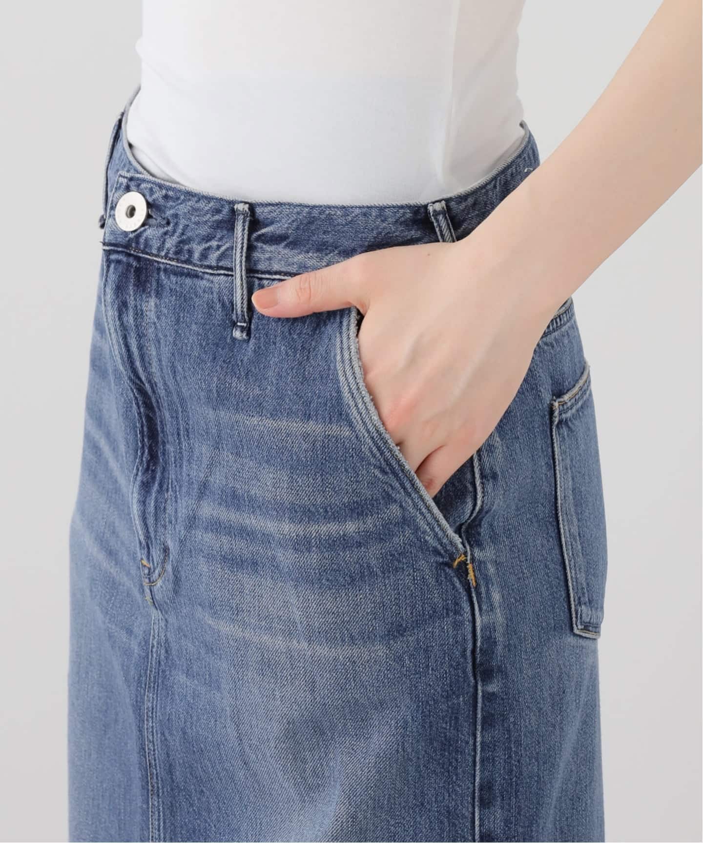 UPPER HIGHTS/アッパー ハイツ】 DENIM SKIRT（デニムスカート）｜L