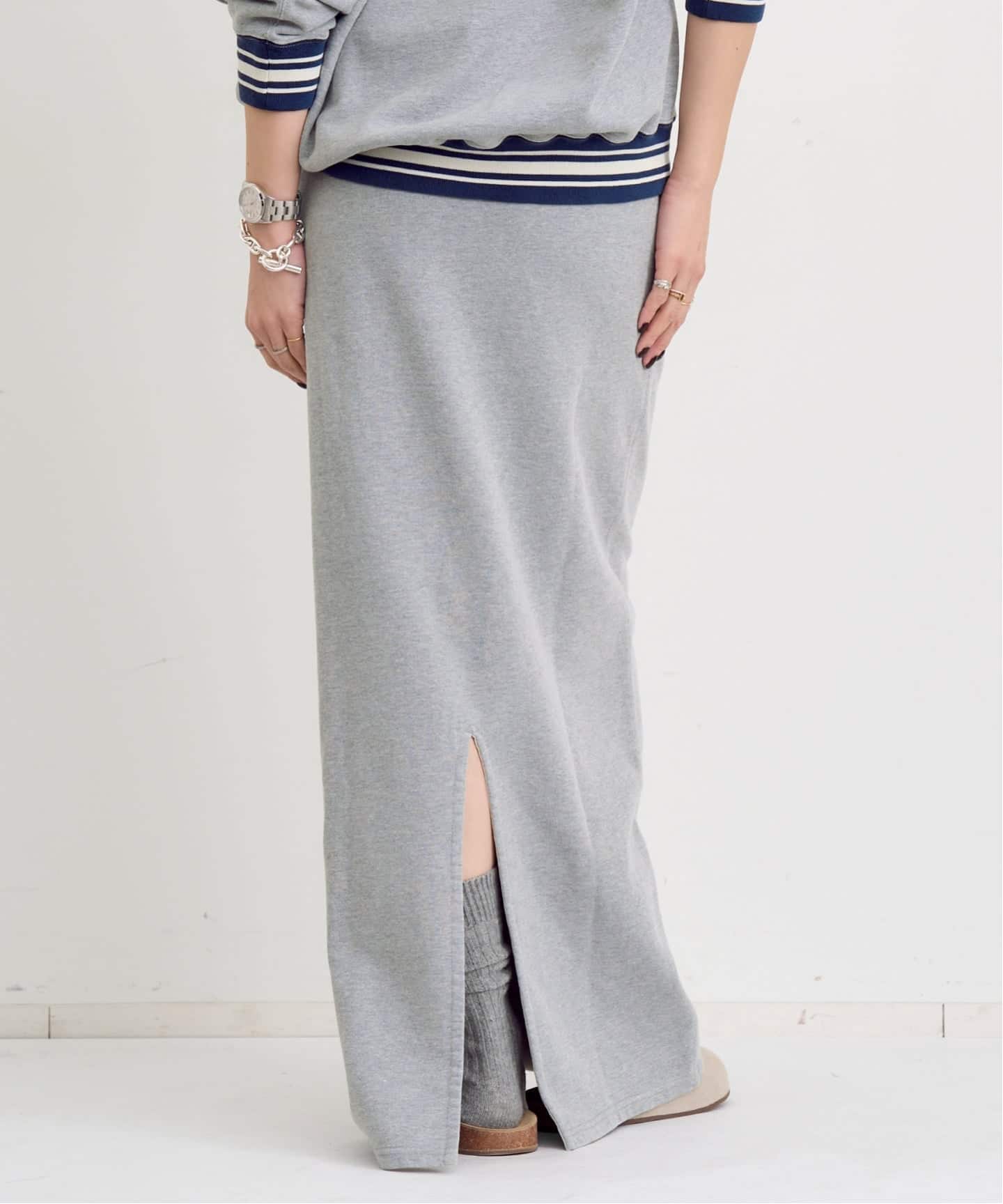 アパルトモン REMI RELIEF/レミレリーフ SWEAT SKIRT 36 REMI RELIEF/レミ レリーフ】 SWEAT SKIRT（ロング・マキシ丈スカート